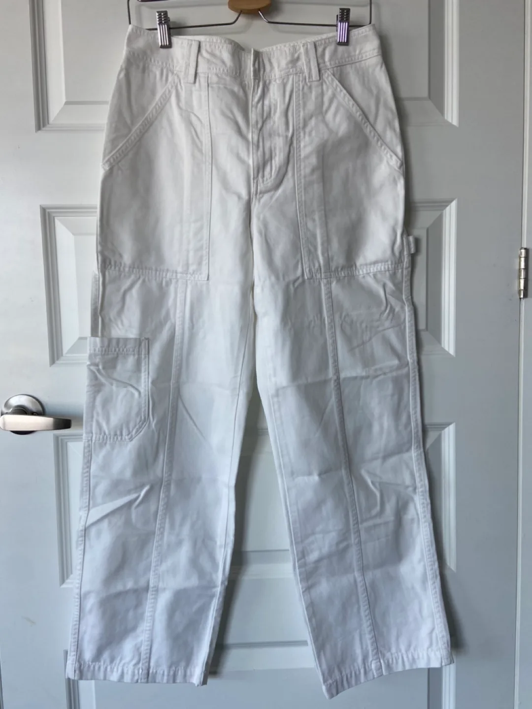TNA Sun-deh White Carpenter Pants - Size 6 thumbnail