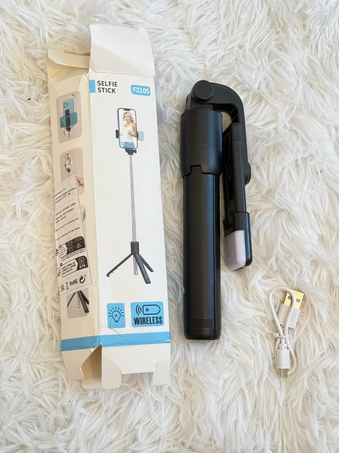 Selfie Stick Tripod with Wireless Remote thumbnail