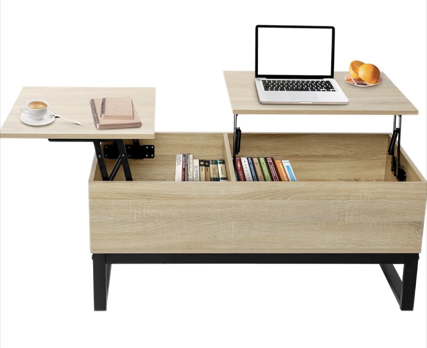 Lift Top Coffee Table with Hidden Storage
