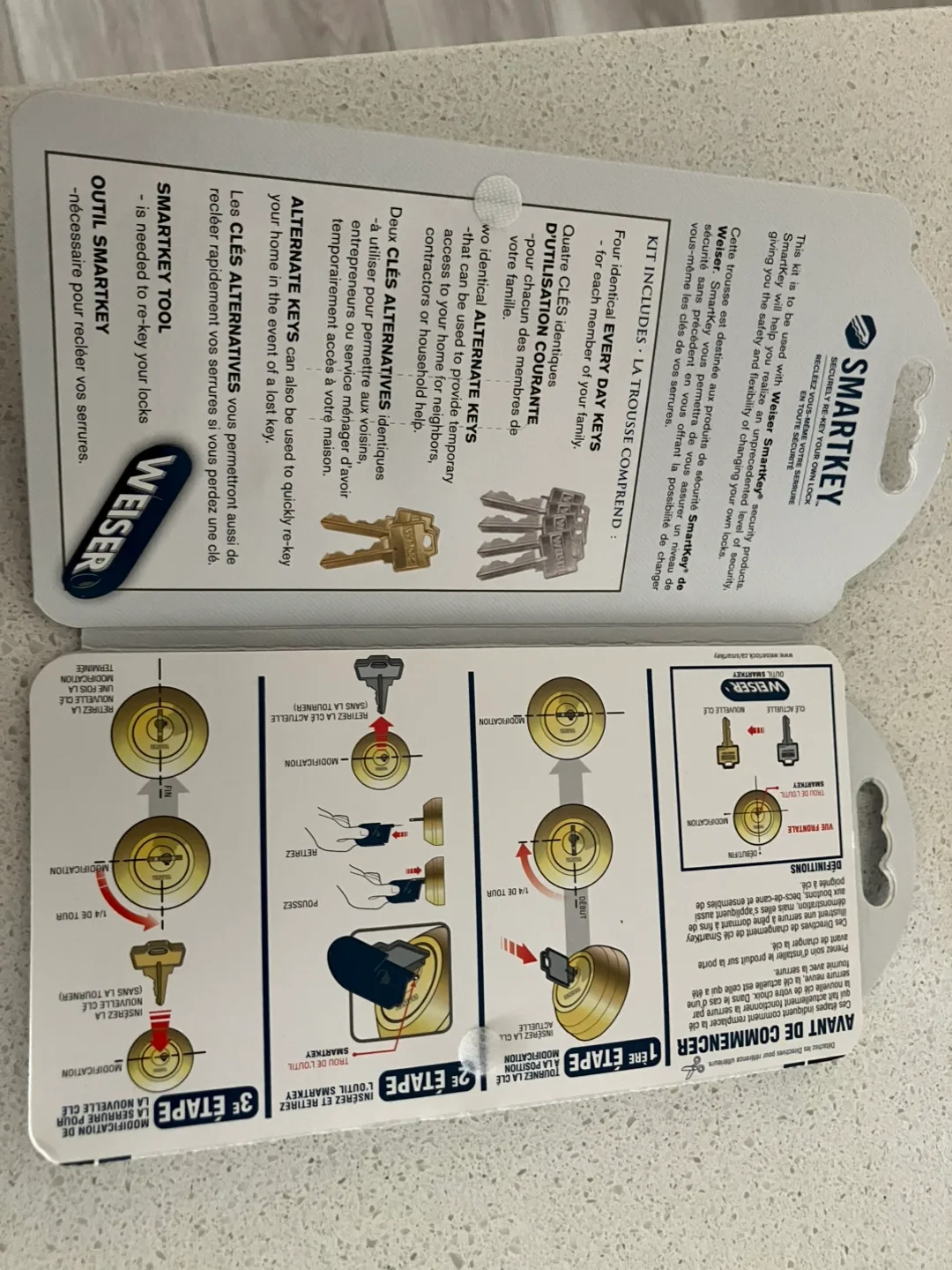 Weiser SmartKey Re-Key Kit - New image indicator(2)