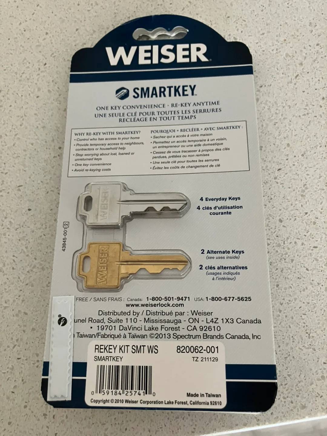 Weiser SmartKey Re-Key Kit - New image indicator(3)