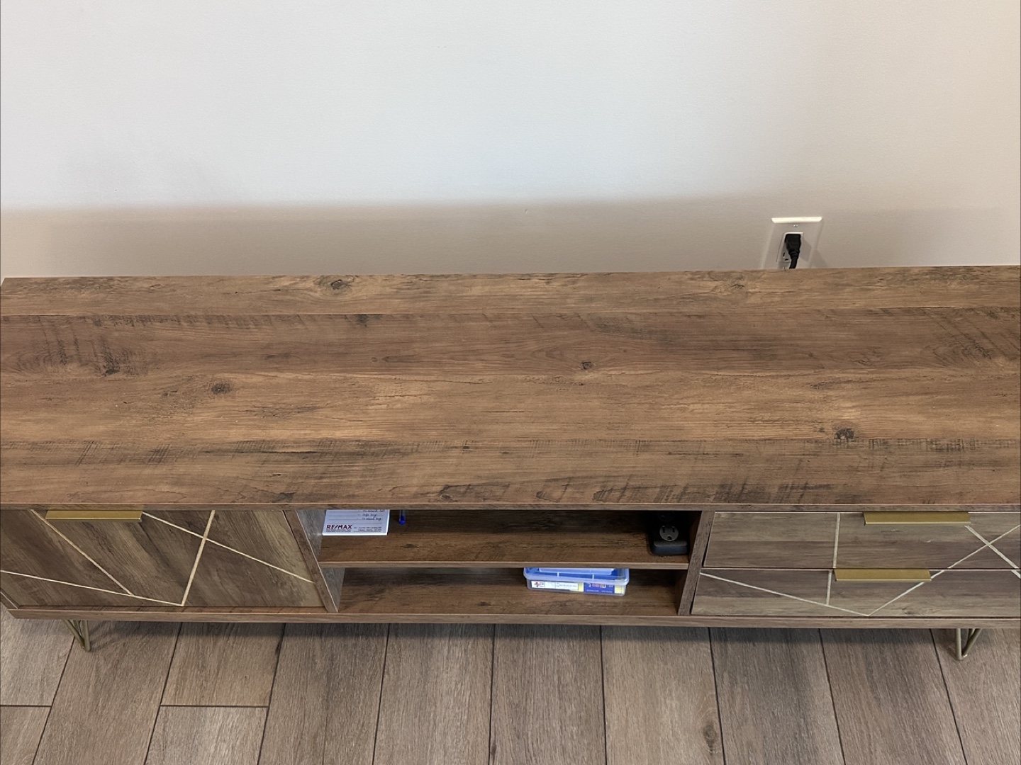 HOMCOM TV Stand, with Storage Cupboard and Drawers. - photo 3