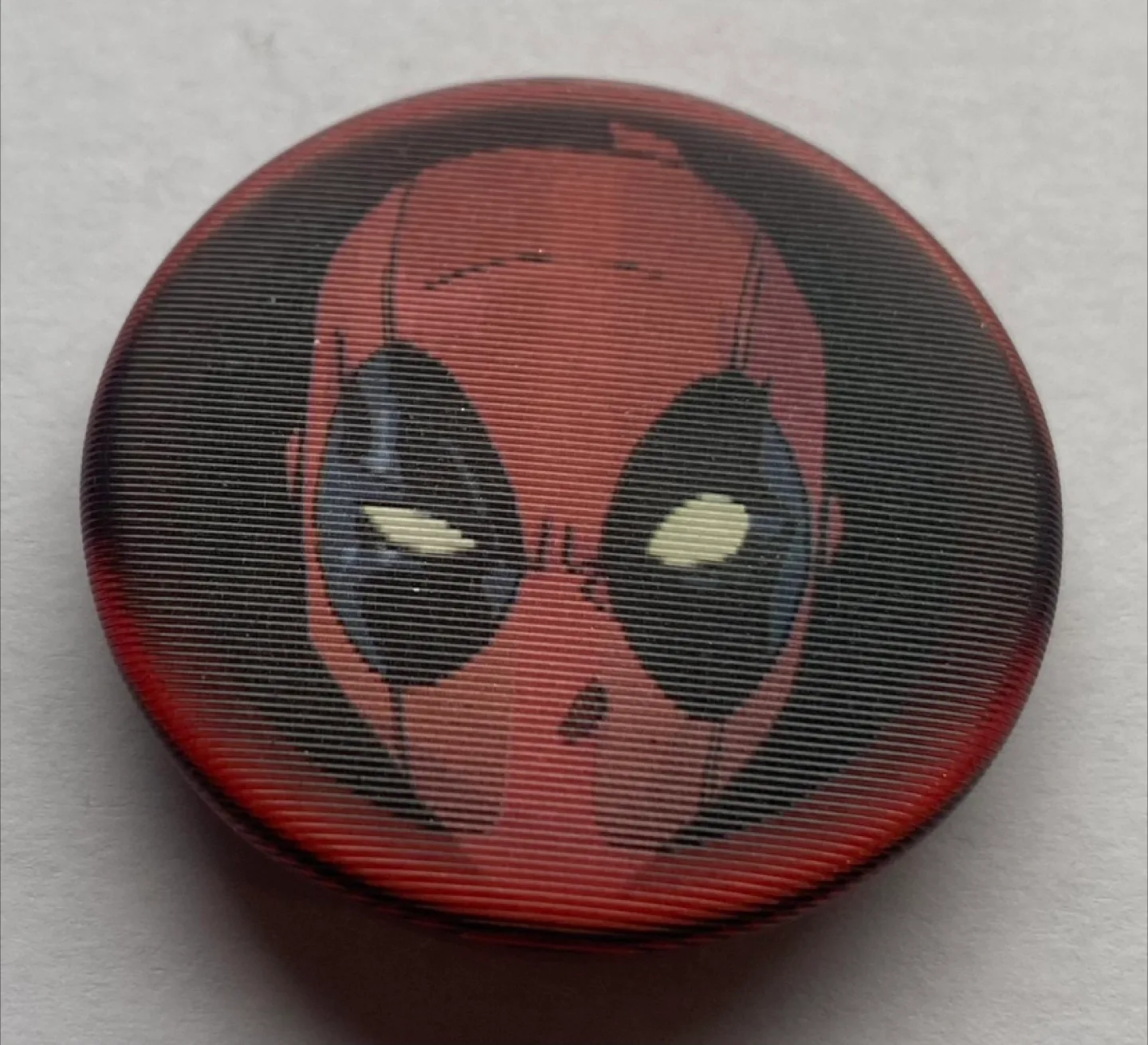 Deadpool Holographic pin-back button thumbnail