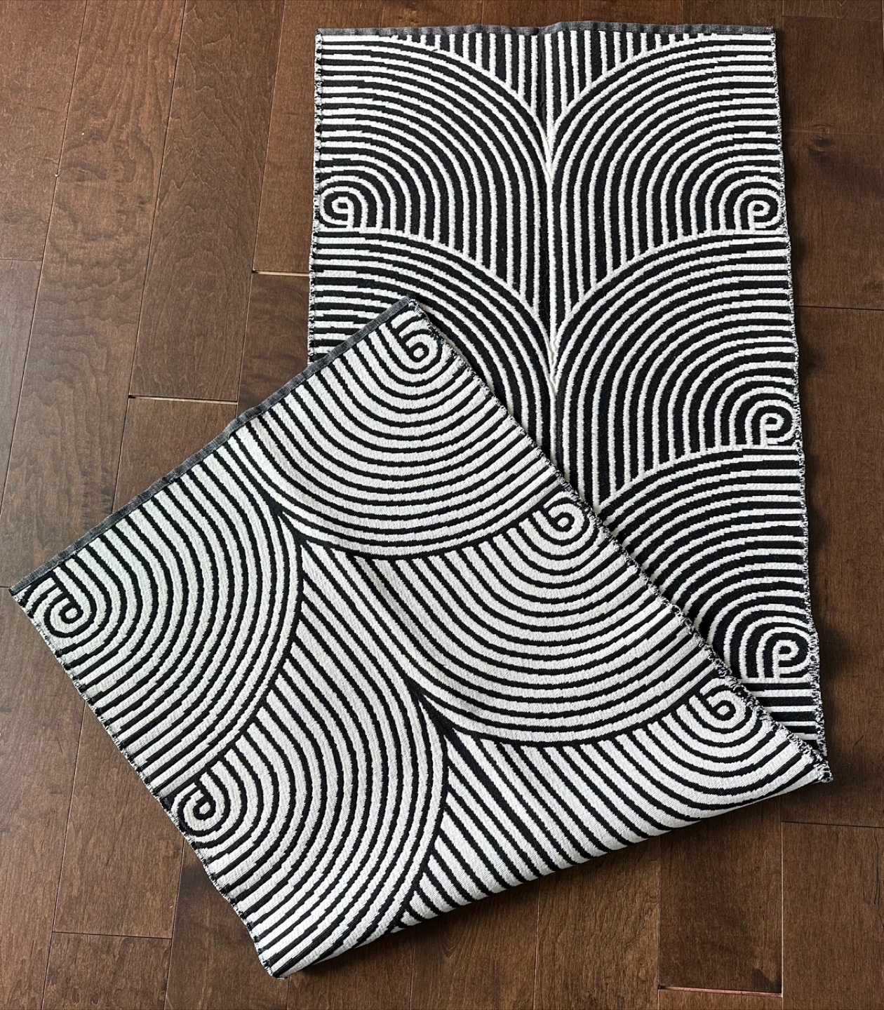 Black & White Runner Rug