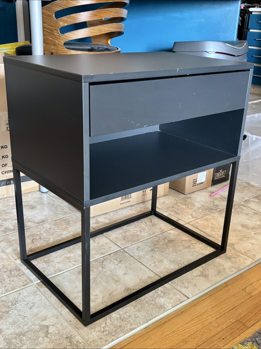 IKEA Vikhammer Nightstand in black - photo 2