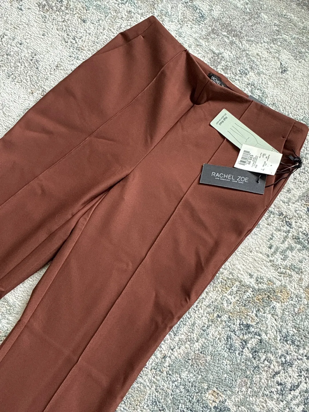 Rachel Zoe Brown Flare Leg Trousers, New thumbnail