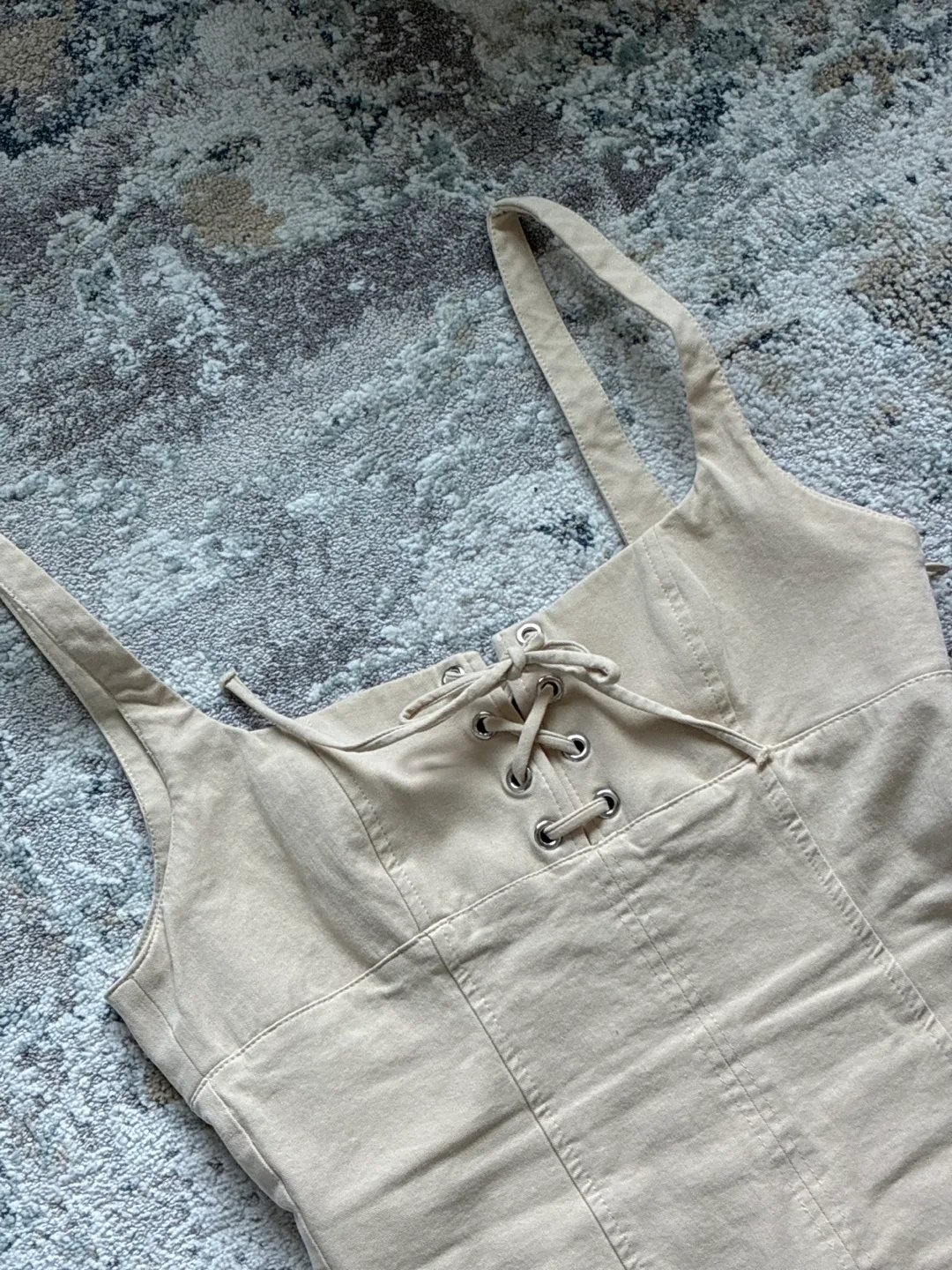 Tan Midi Dress thumbnail