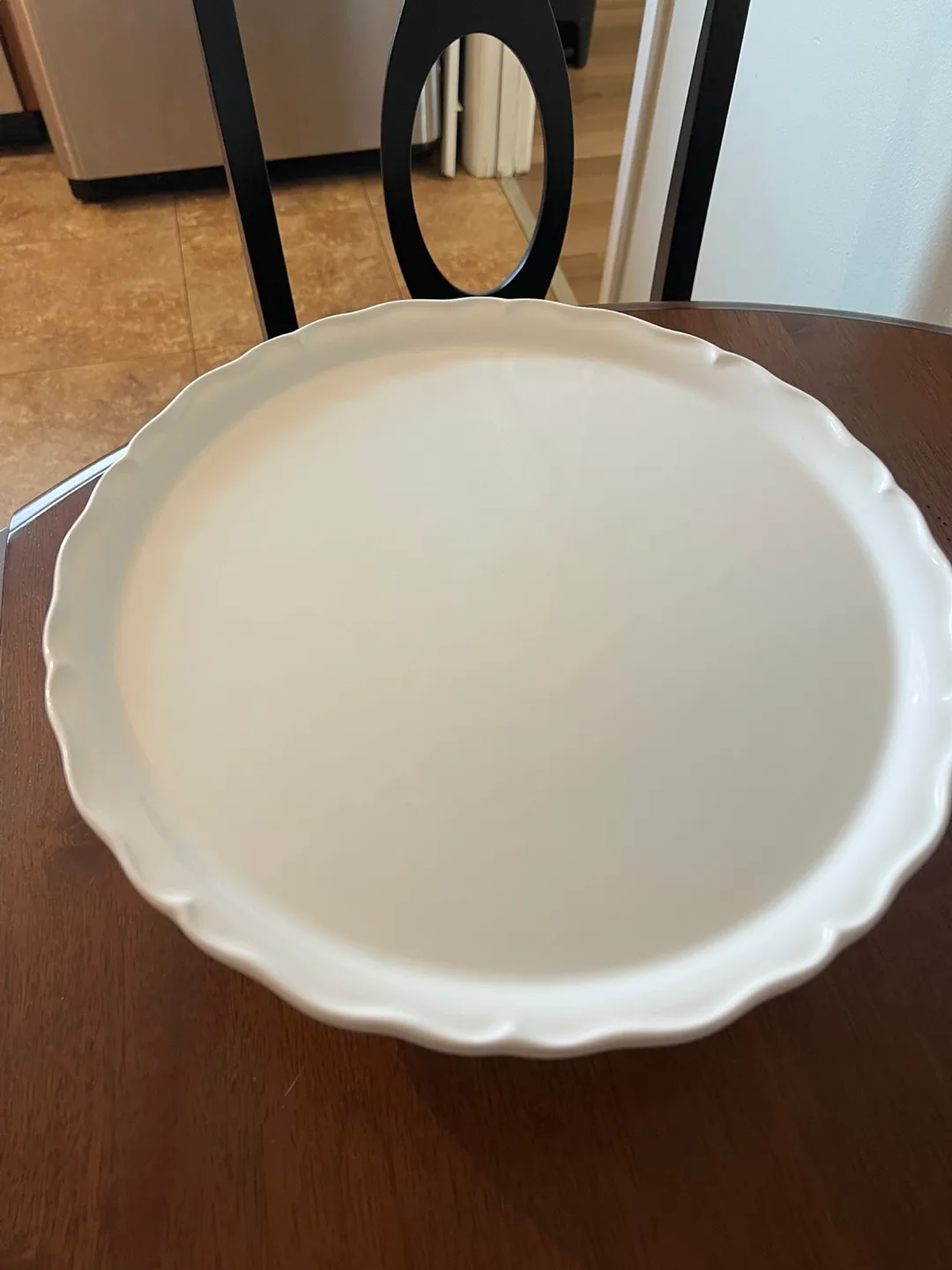 White Glass Cake Stand thumbnail