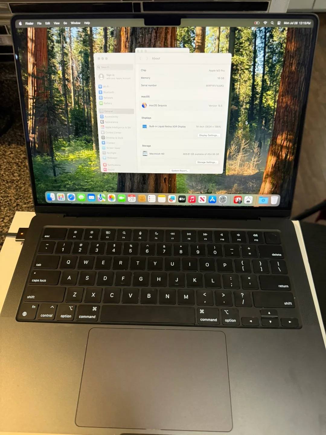 Apple 2023 Macbook Pro 14” M3 Pro 18/512GB image indicator(4)