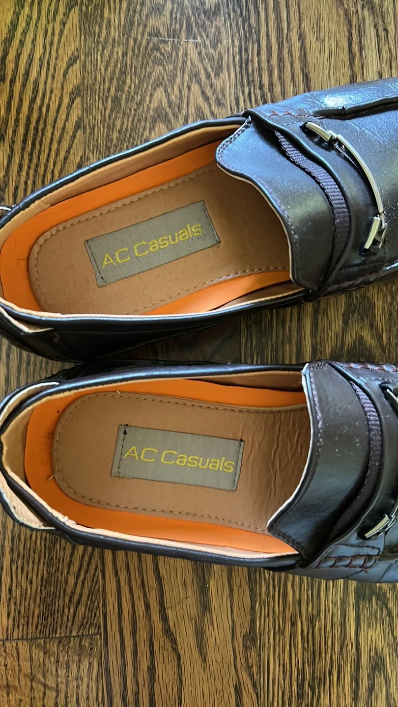 AC Casuals Brown Loafers slip on image indicator(3)