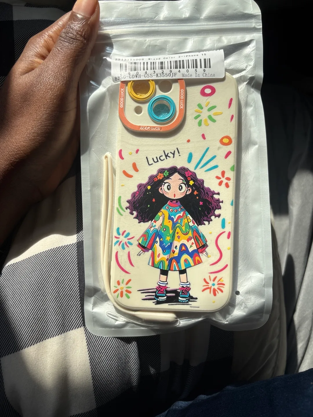 New iPhone 15 Case - Lucky Girl Design thumbnail