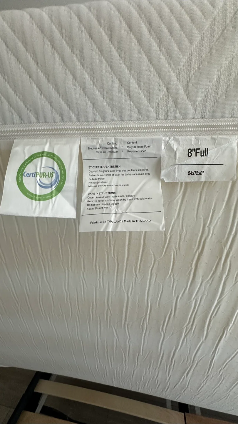 8” Full Size Mattress for Sale – Only 8 Months Old image indicator(2)