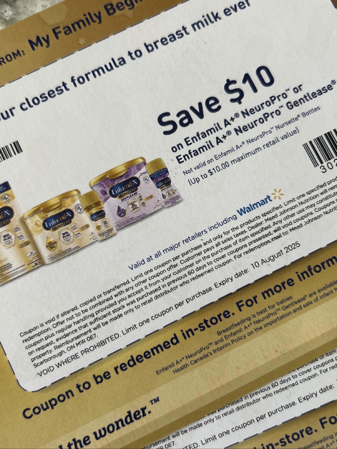 2x Enfamil A+ NeuroPro $10 Coupon