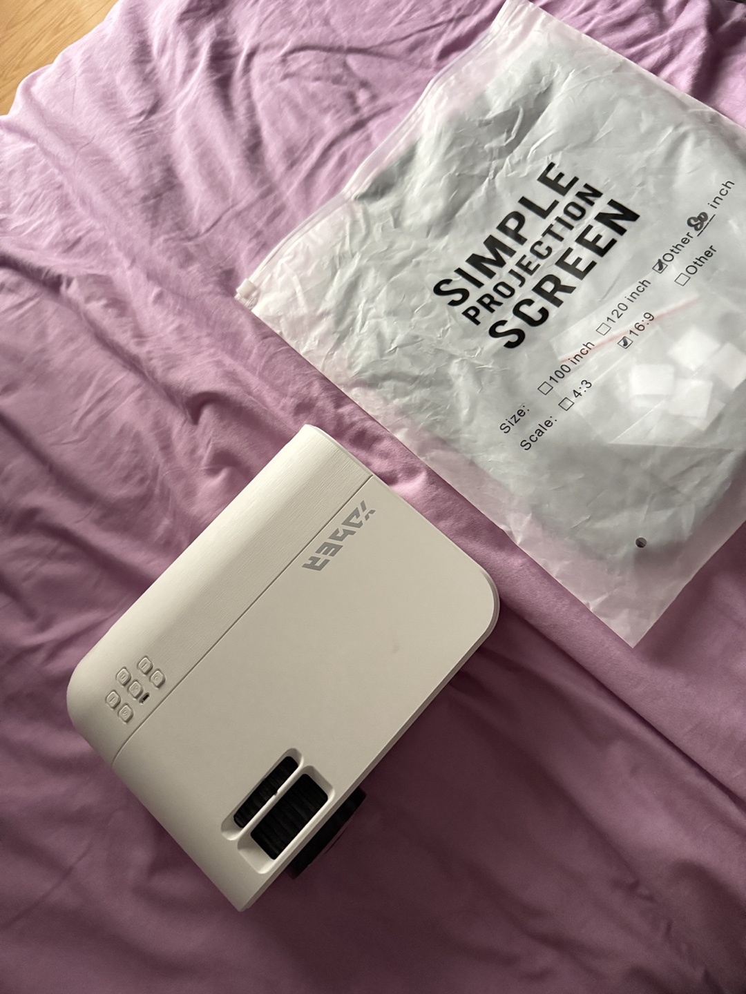 Yaber Projector with Screen