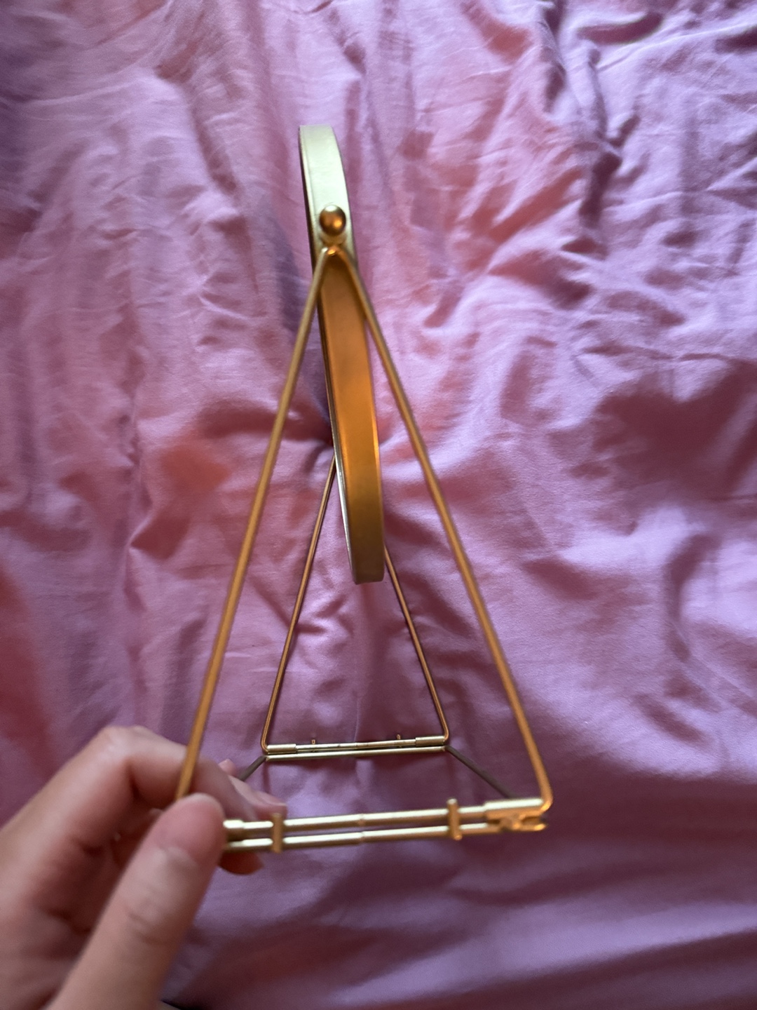 Ikea Gold Round Vanity Mirror - photo 2