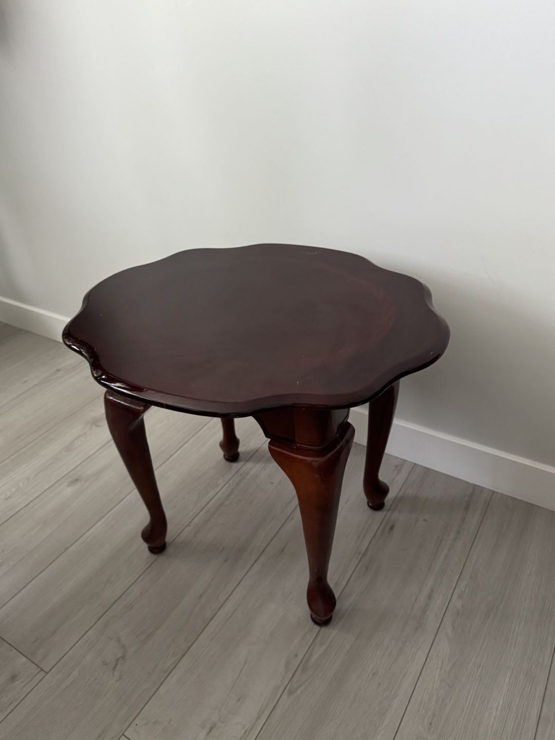 Dark Wood Side Table - photo 2