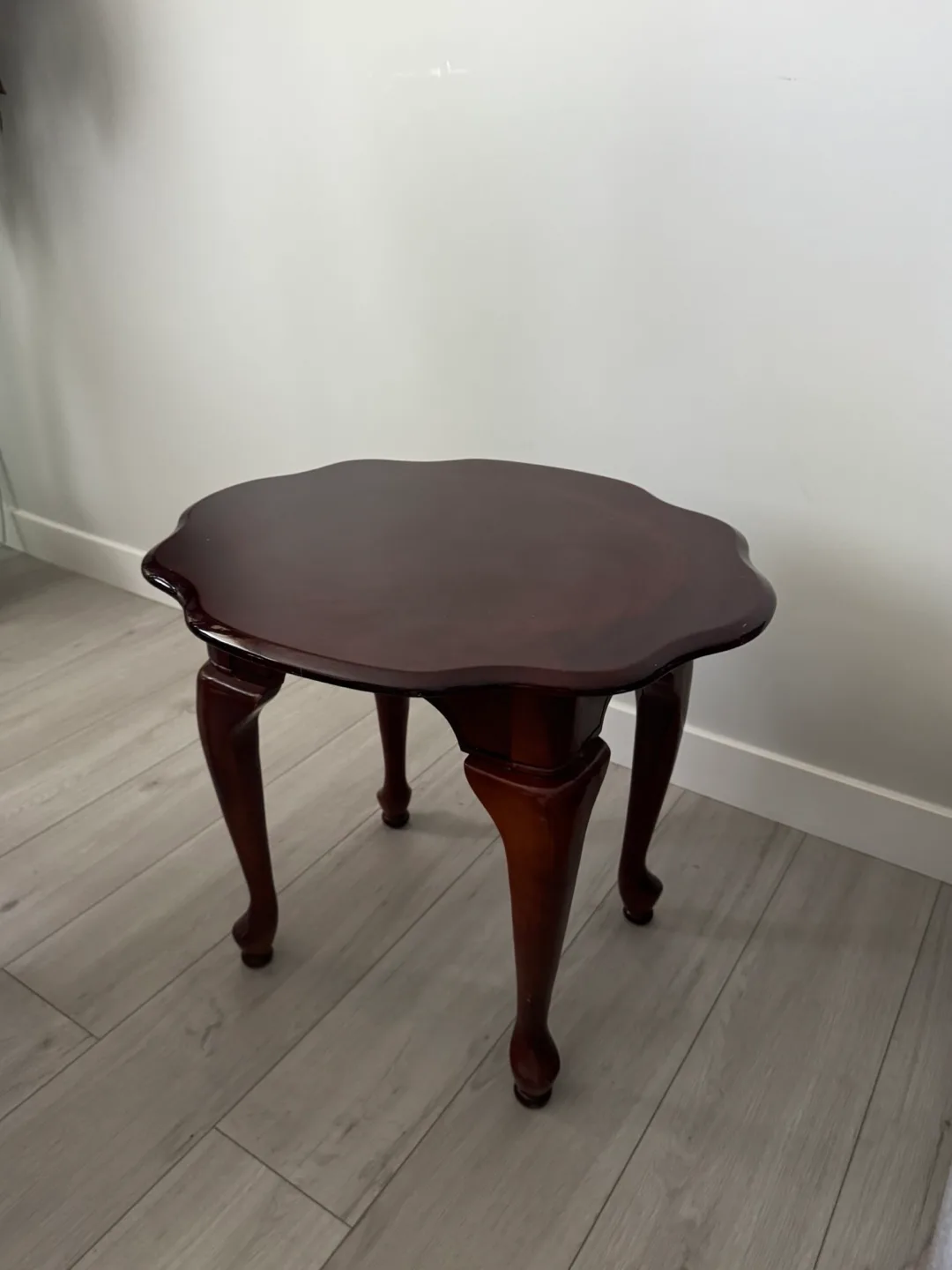 Dark Wood Side Table thumbnail
