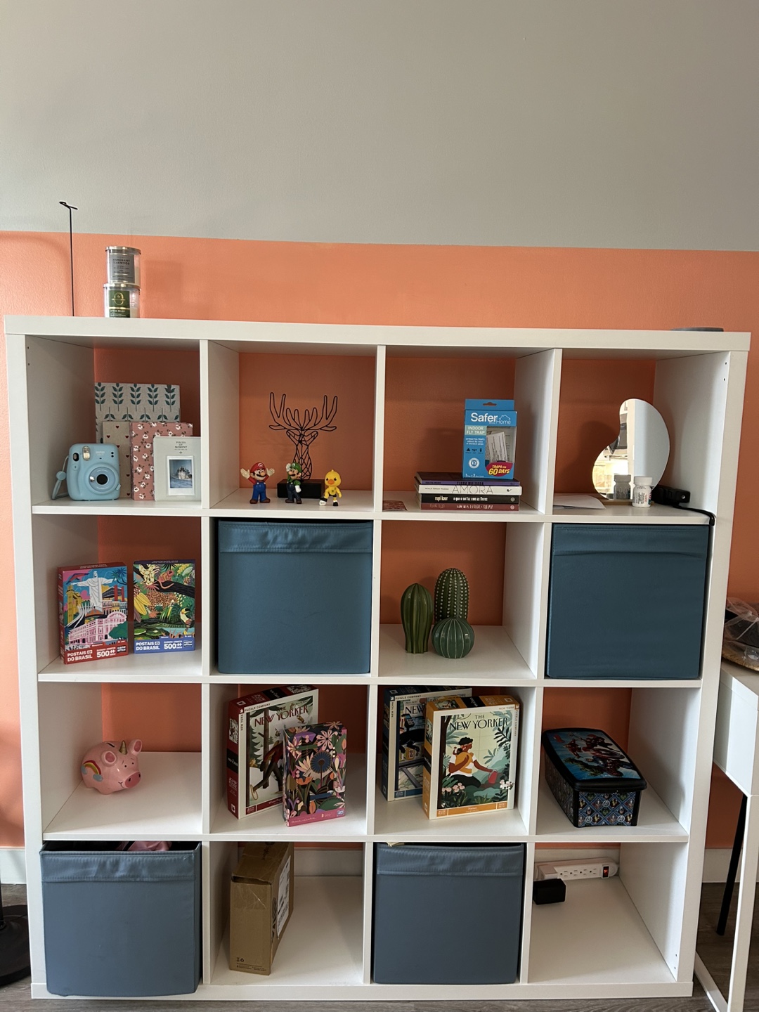 IKEA White Cube Shelving Unit