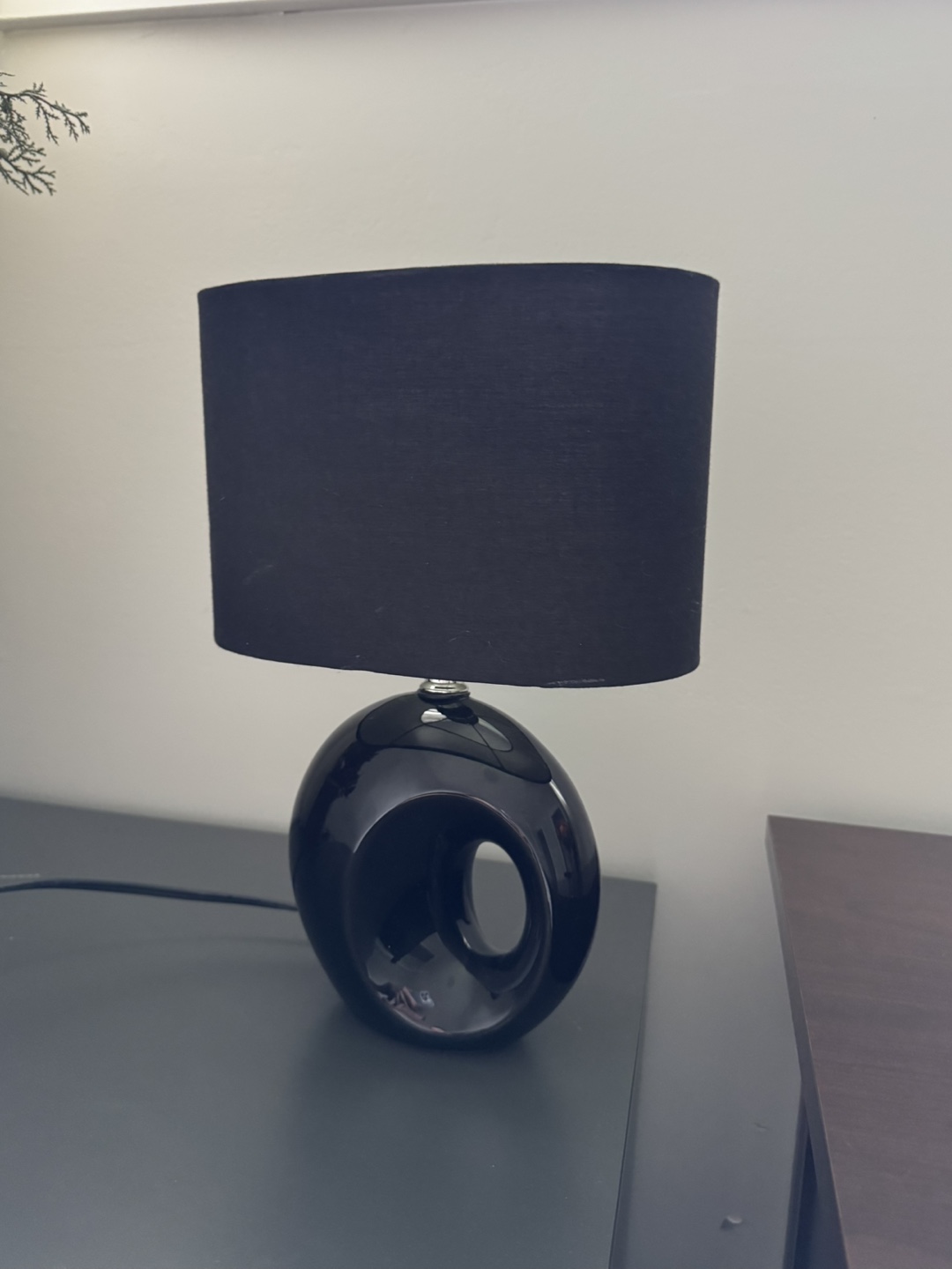 Black Globe Table Lamp - photo 3