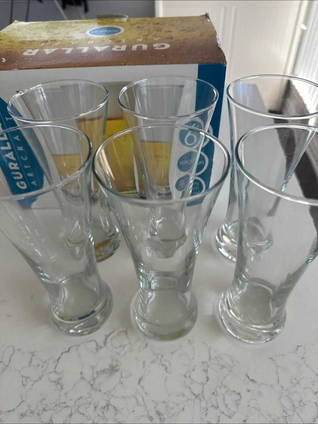 Gural Artcraft Beer Glasses - Set of 6 thumbnail