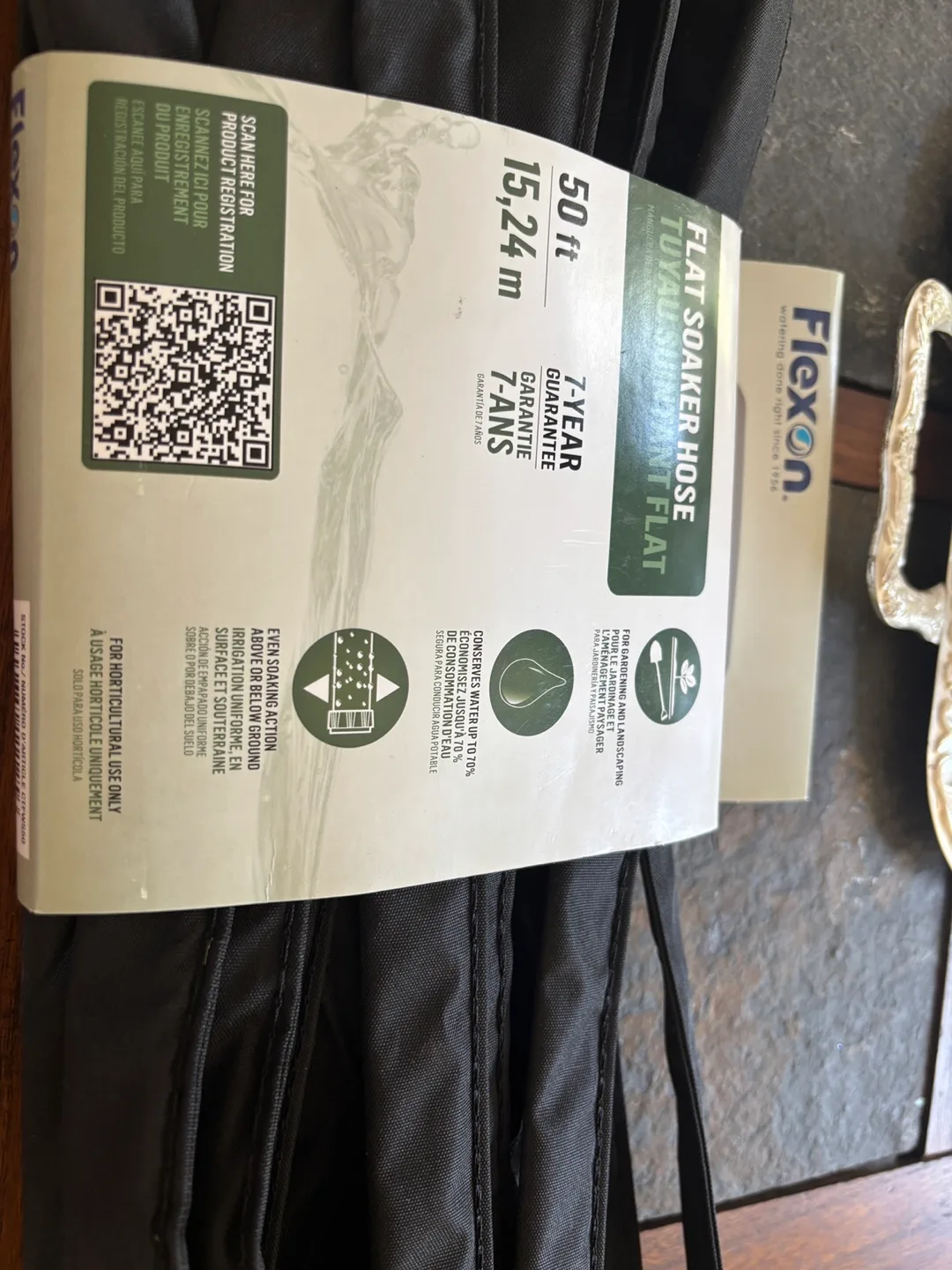 Flexon Flat Soaker Hose 50ft - New thumbnail