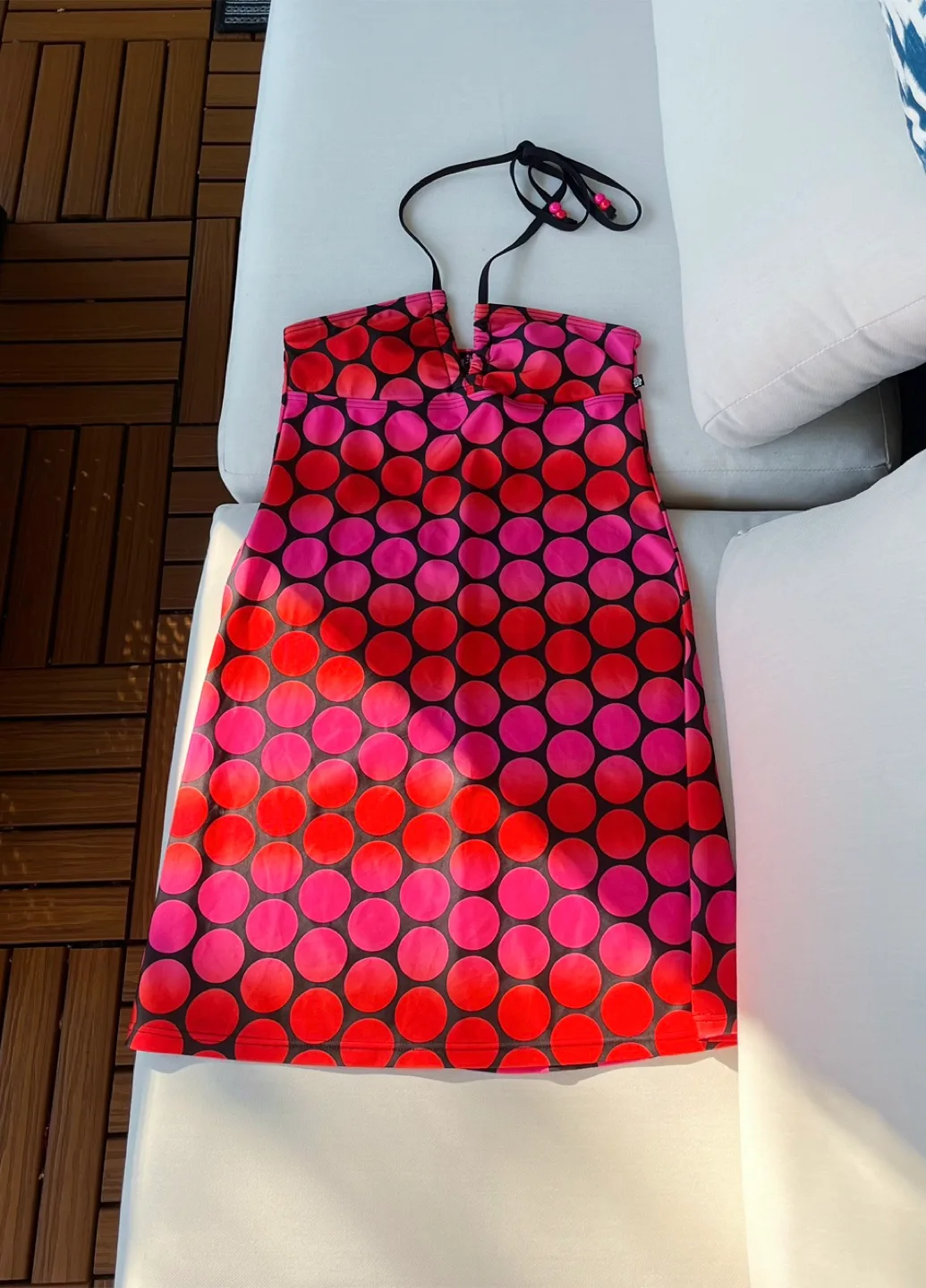 La Vie en Rose Aqua dress - Size S thumbnail