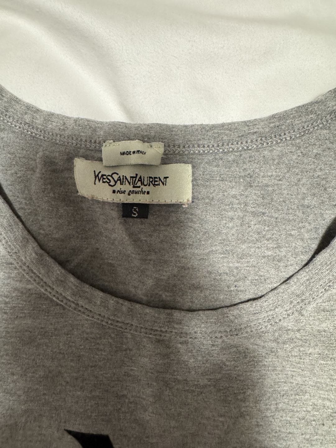 Yves Saint Laurent Grey Tee - Size S - photo 2