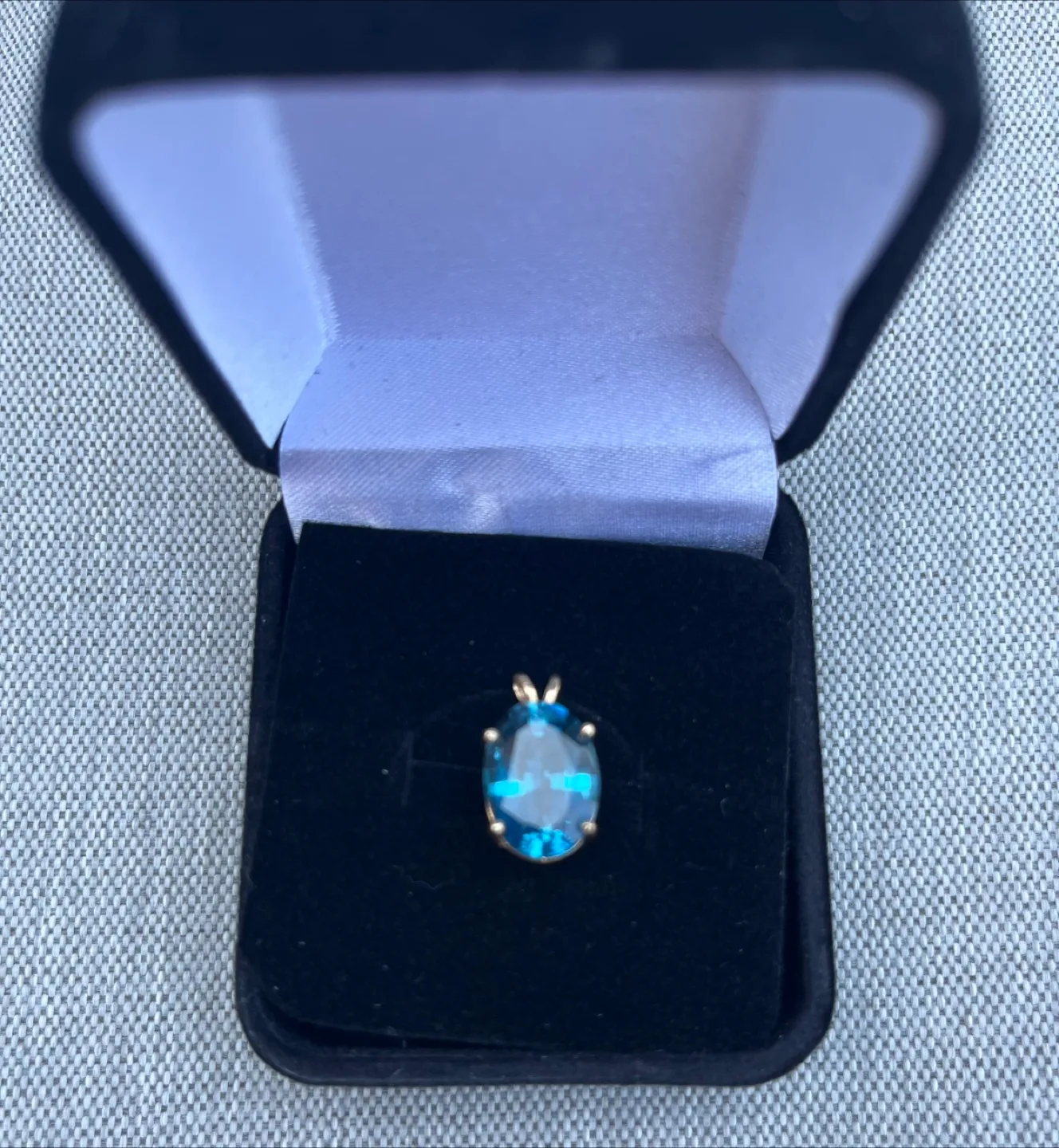 Blue Topaz Pendant thumbnail