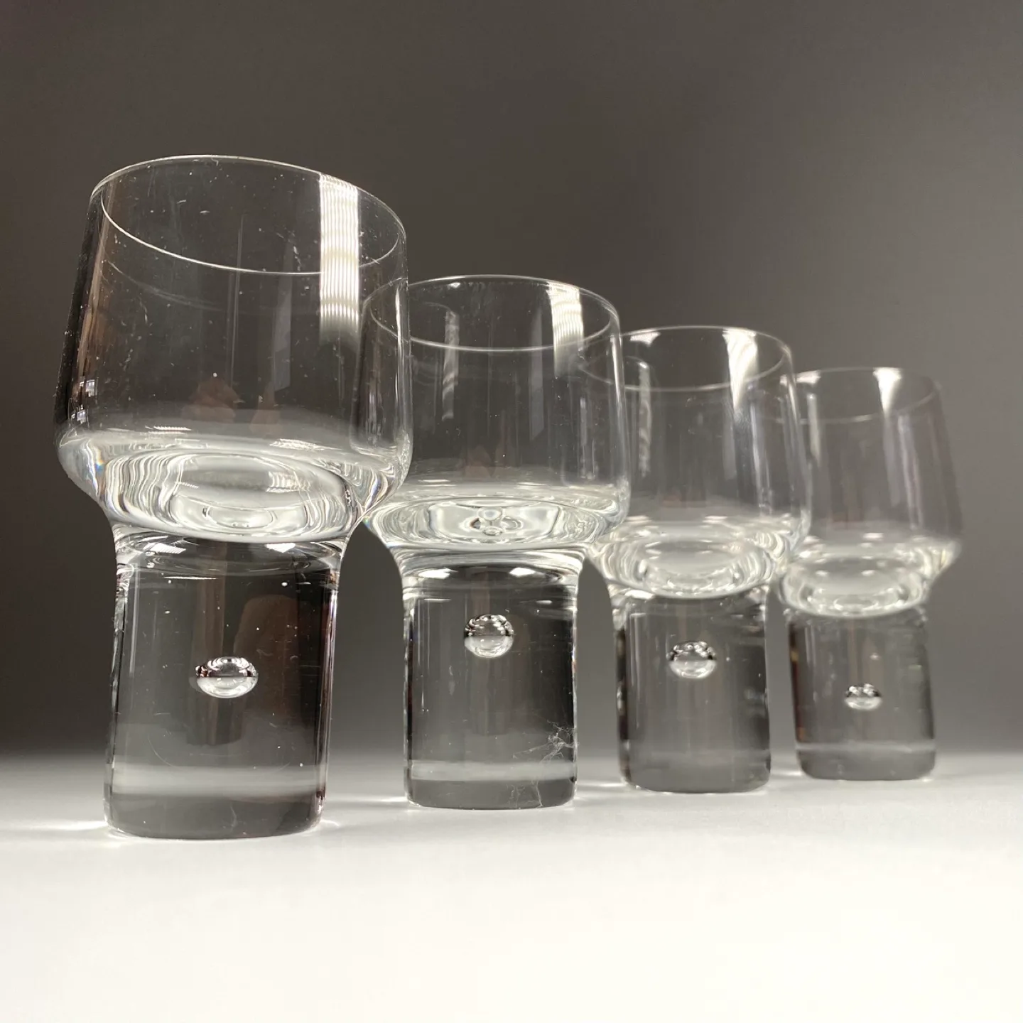 4x Vintage Kosta Boda Mambo Shot Glasses thumbnail