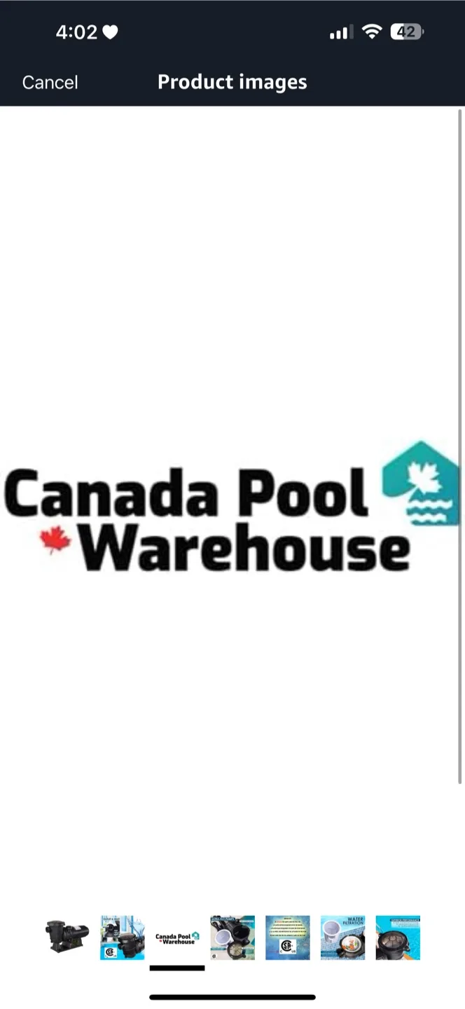 GoPool AG1 Pool Pump w/ Power Cord image indicator(6)