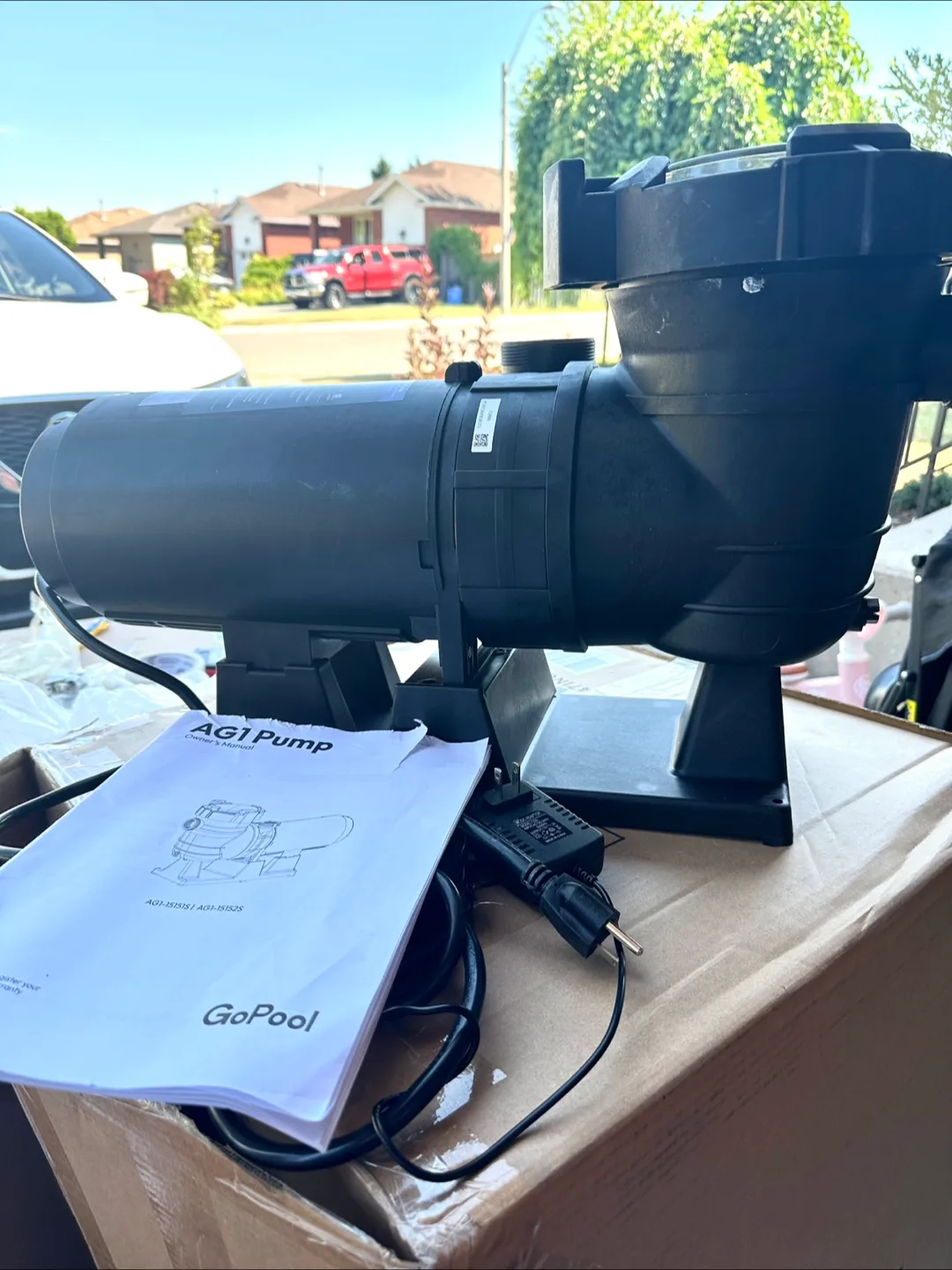 GoPool AG1 Pool Pump w/ Power Cord image indicator(3)