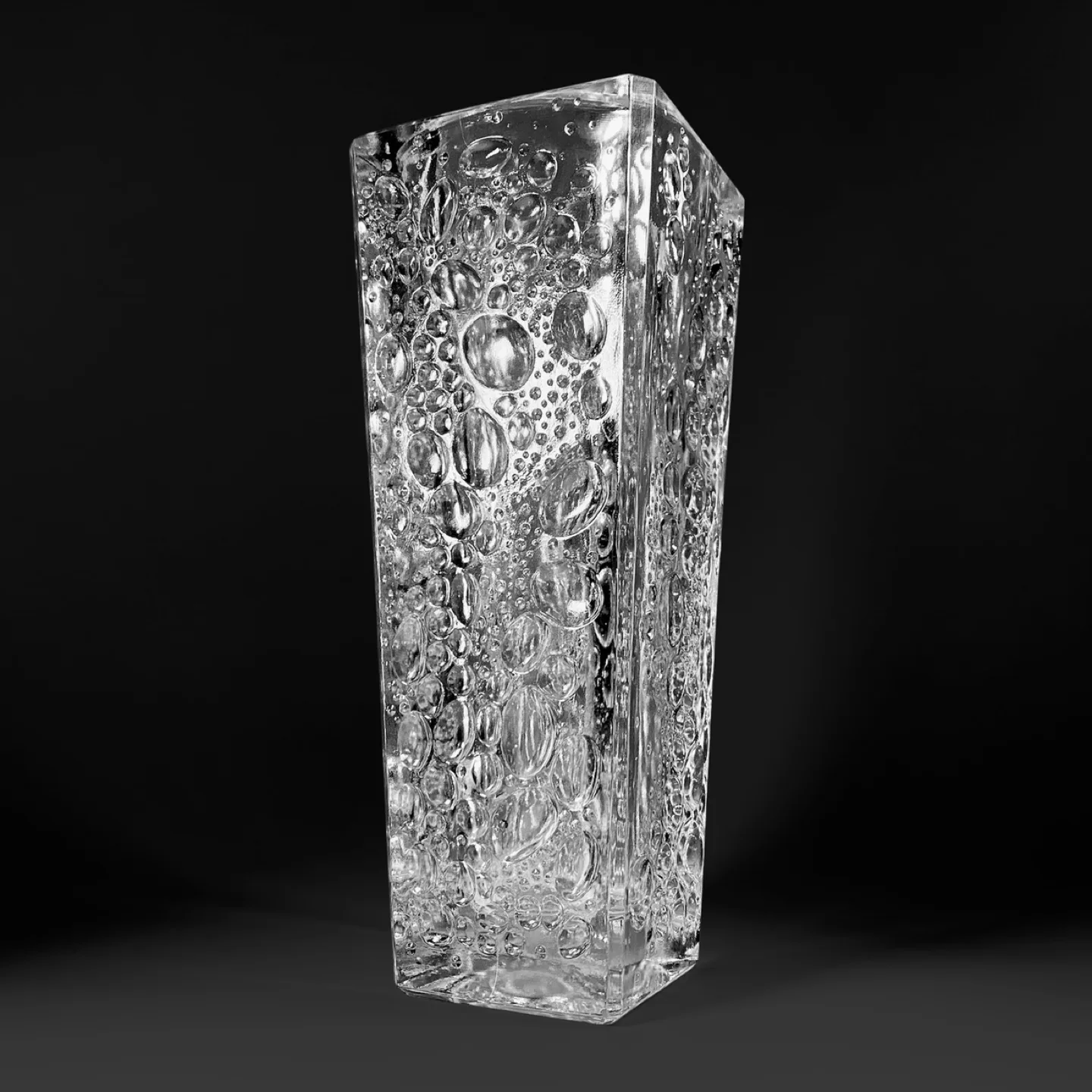 Vintage 1970’s Crystal Water Droplets Vase thumbnail
