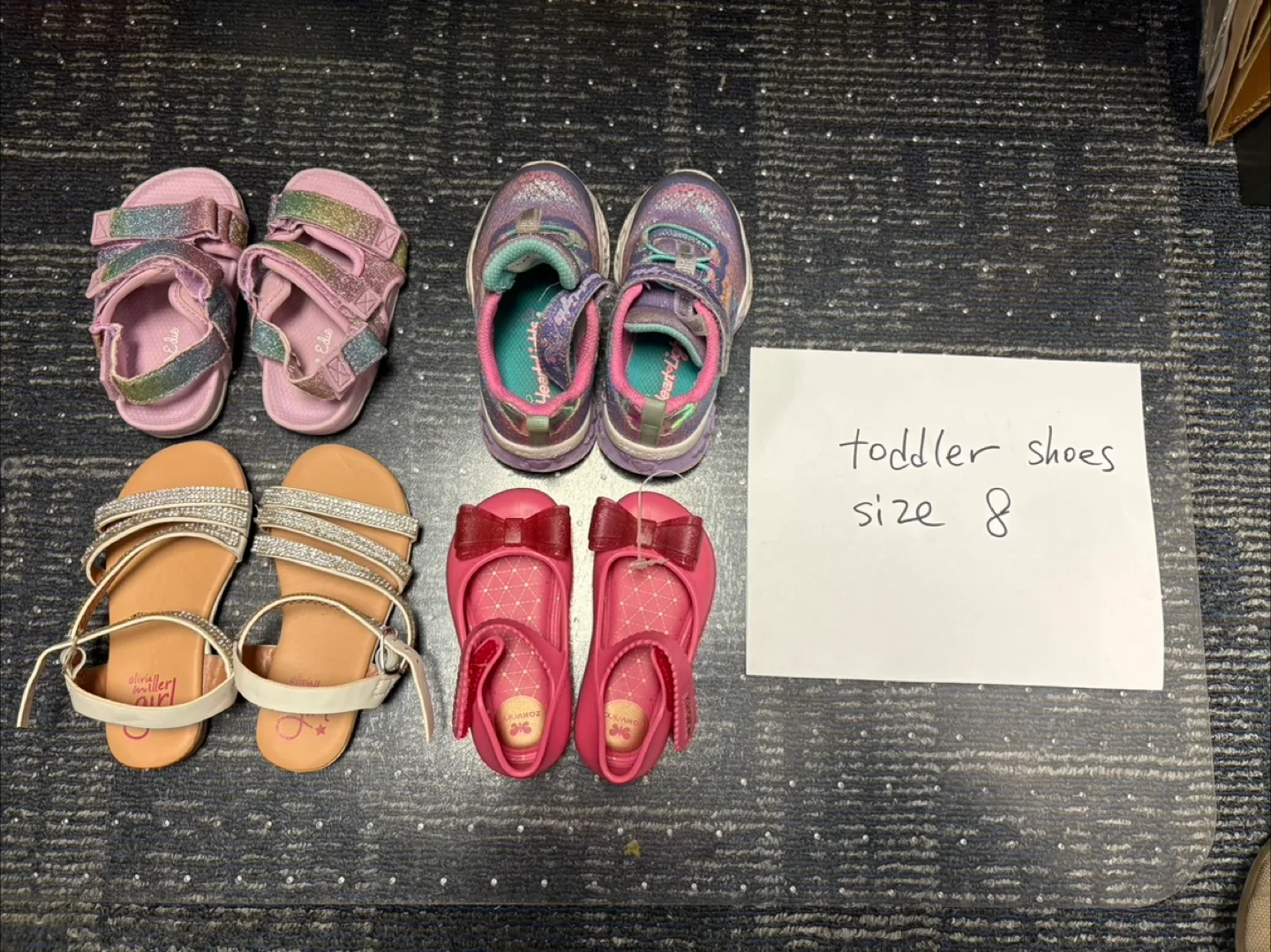 Toddler Girl Shoes Size 6 Bundle (4pairs) thumbnail