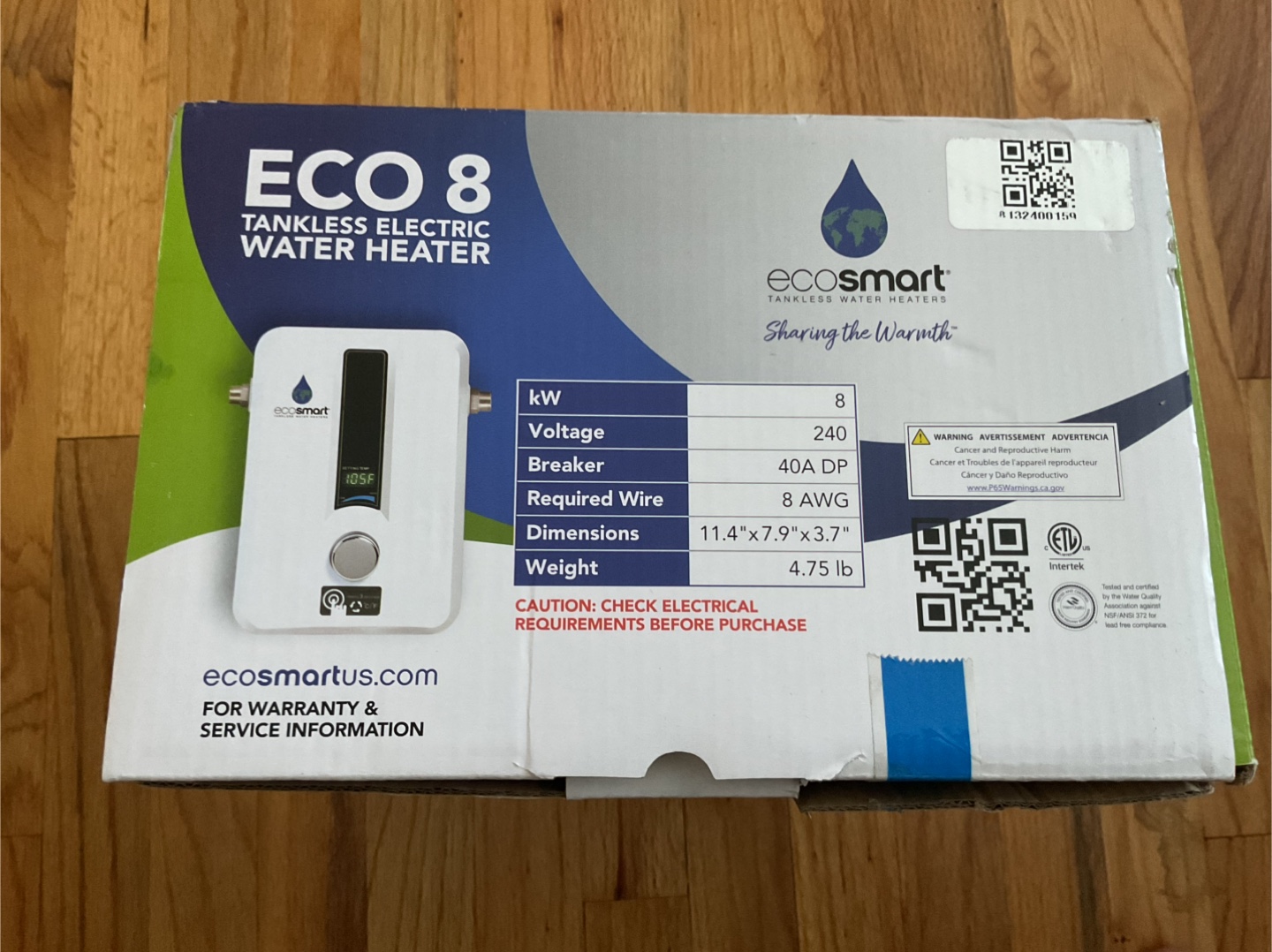 EcoSmart ECO 8 Tankless Electric Water Heater - New - photo 4