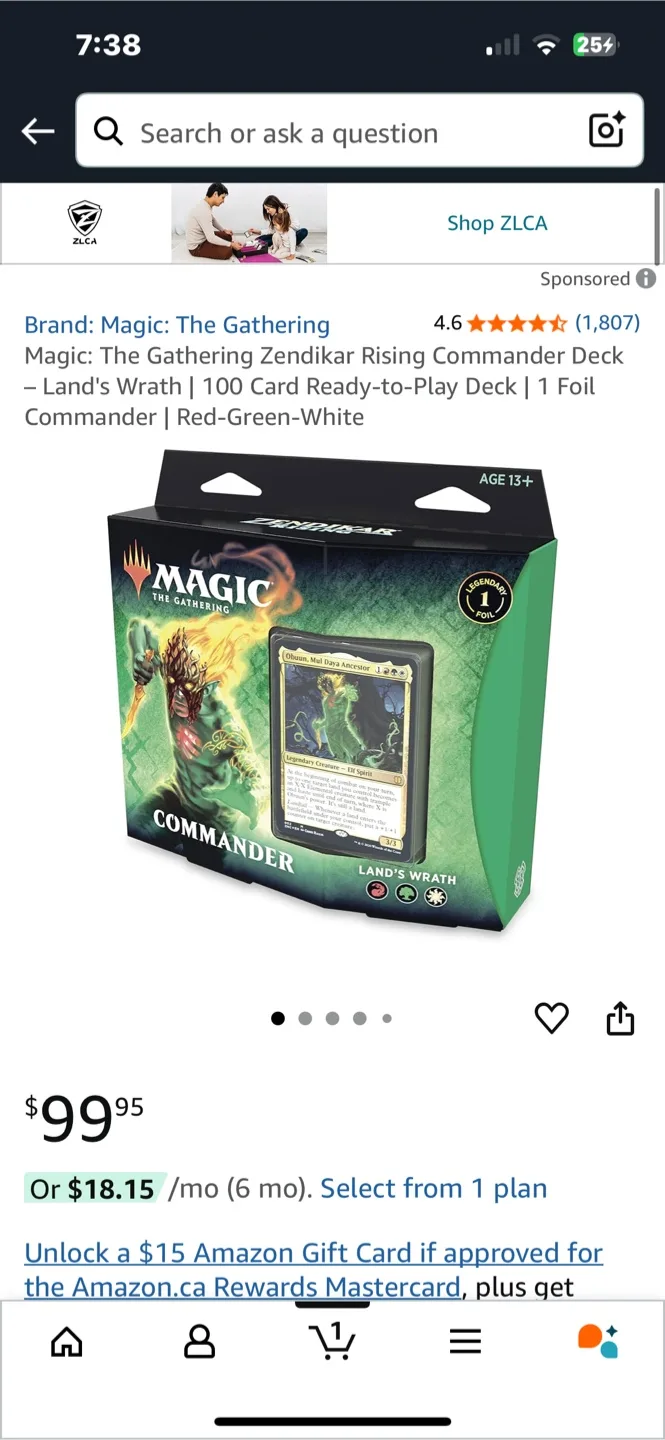 Magic: The Gathering Commander Decks thumbnail