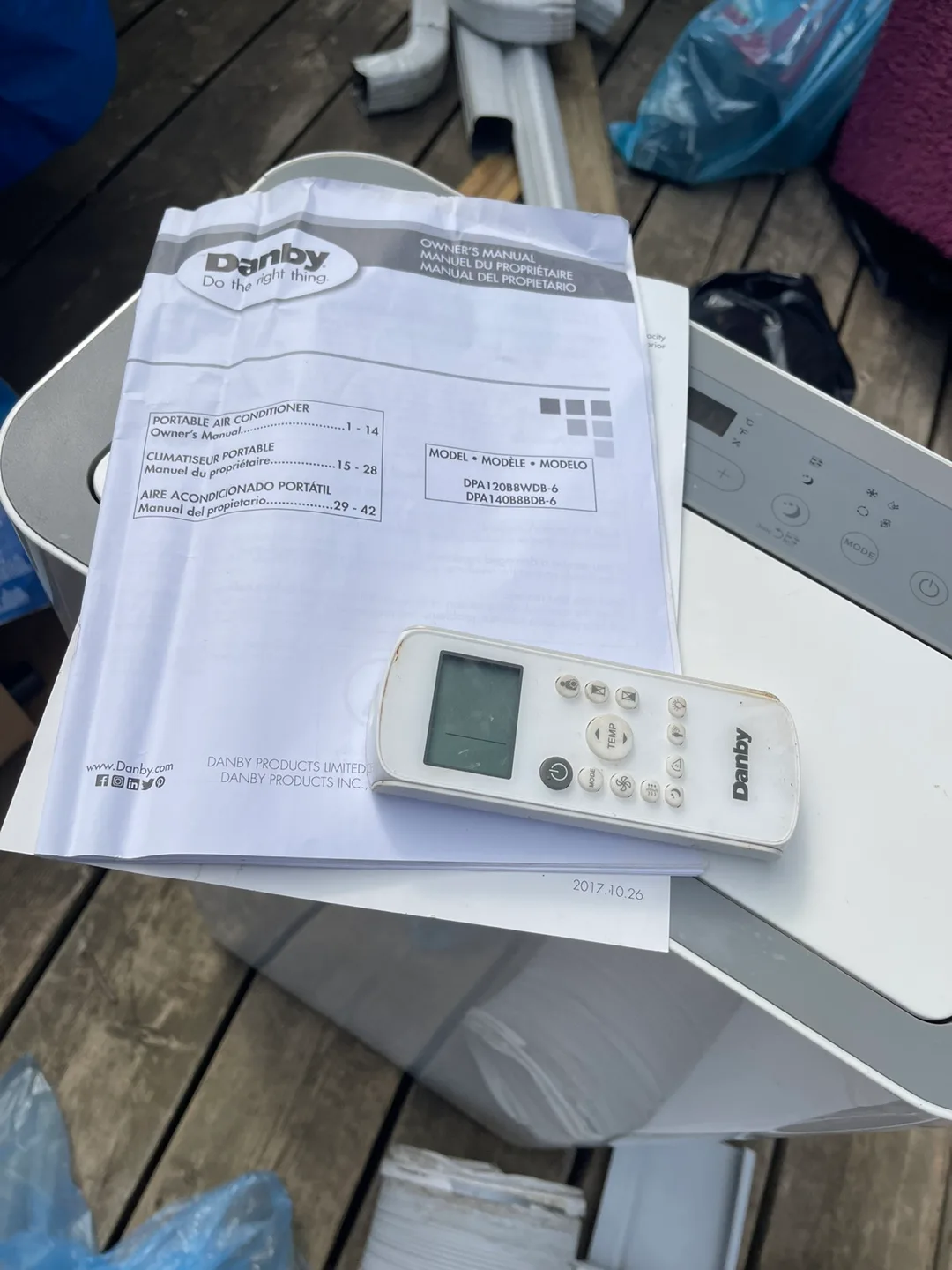 Danby Portable Air Conditioner DPA1208WDB-6 image indicator(5)