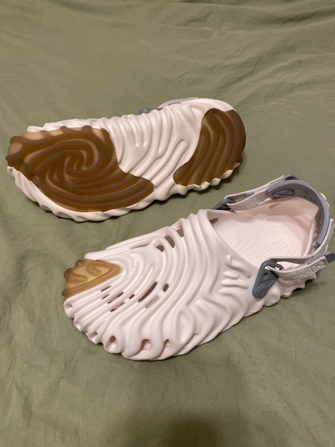 White  Crocs Classic All-Terrain Clogs image indicator(4)