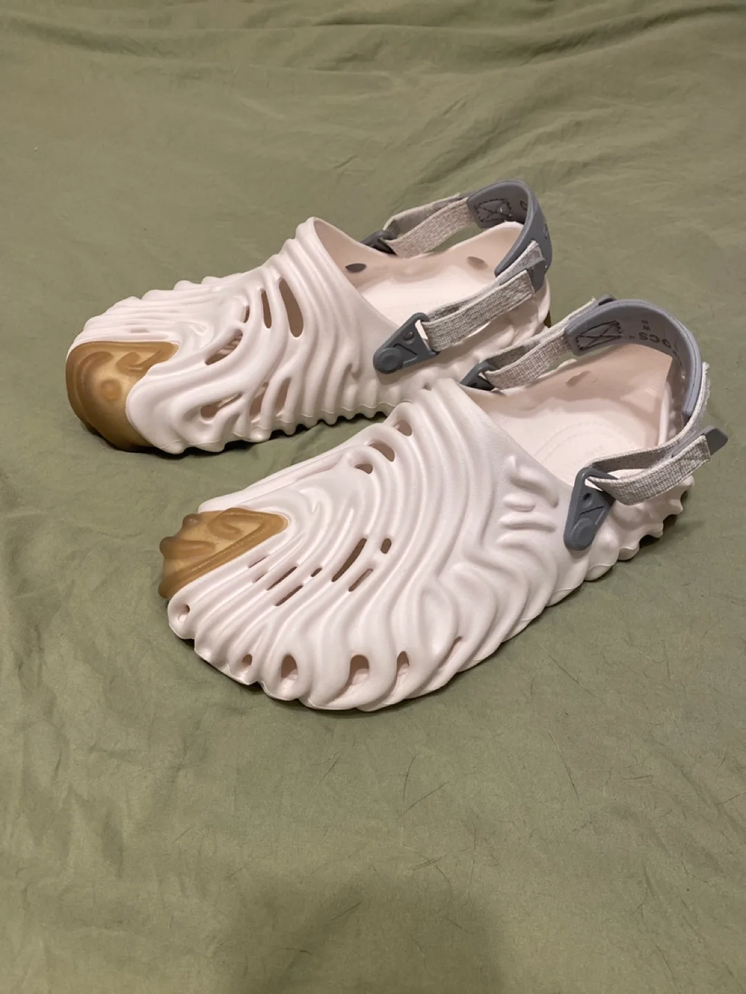 White  Crocs Classic All-Terrain Clogs image indicator(5)