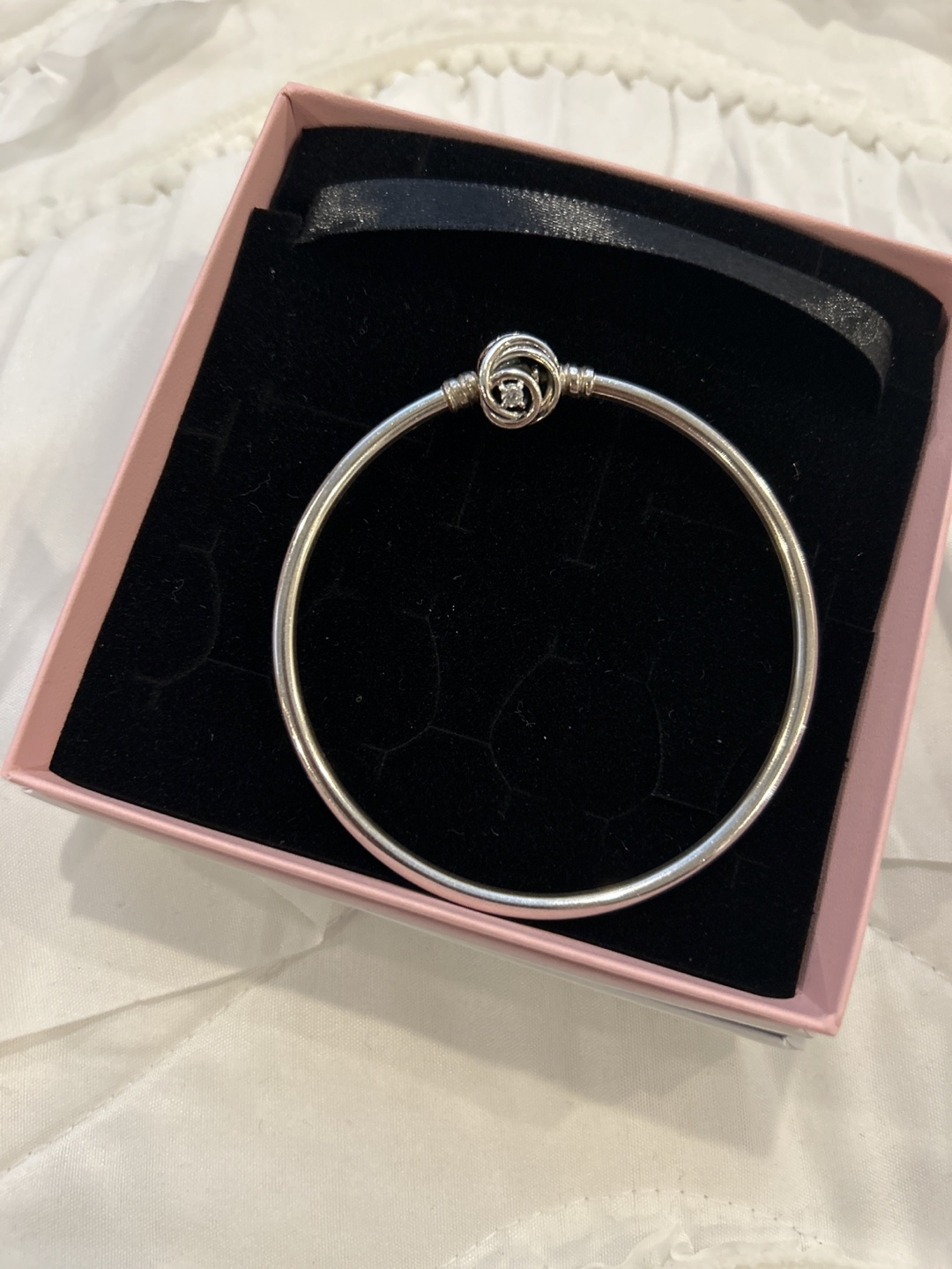 Pandora Bangle Bracelet with Rose Clasp - photo 3