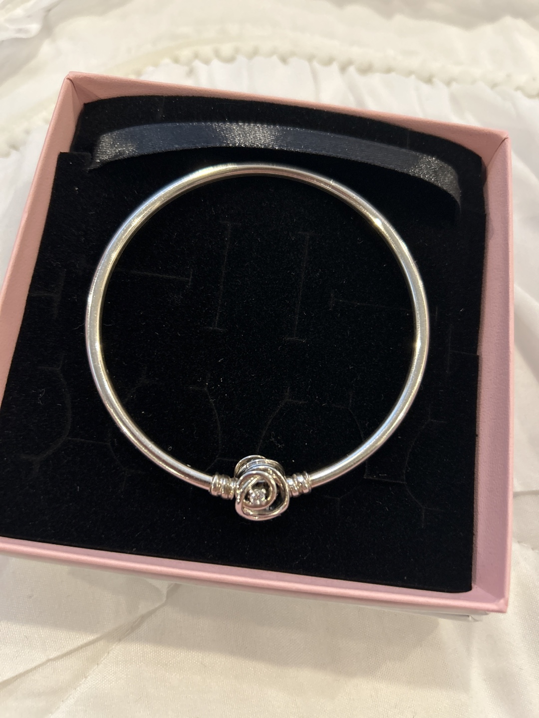 Pandora Bangle Bracelet with Rose Clasp - photo 2