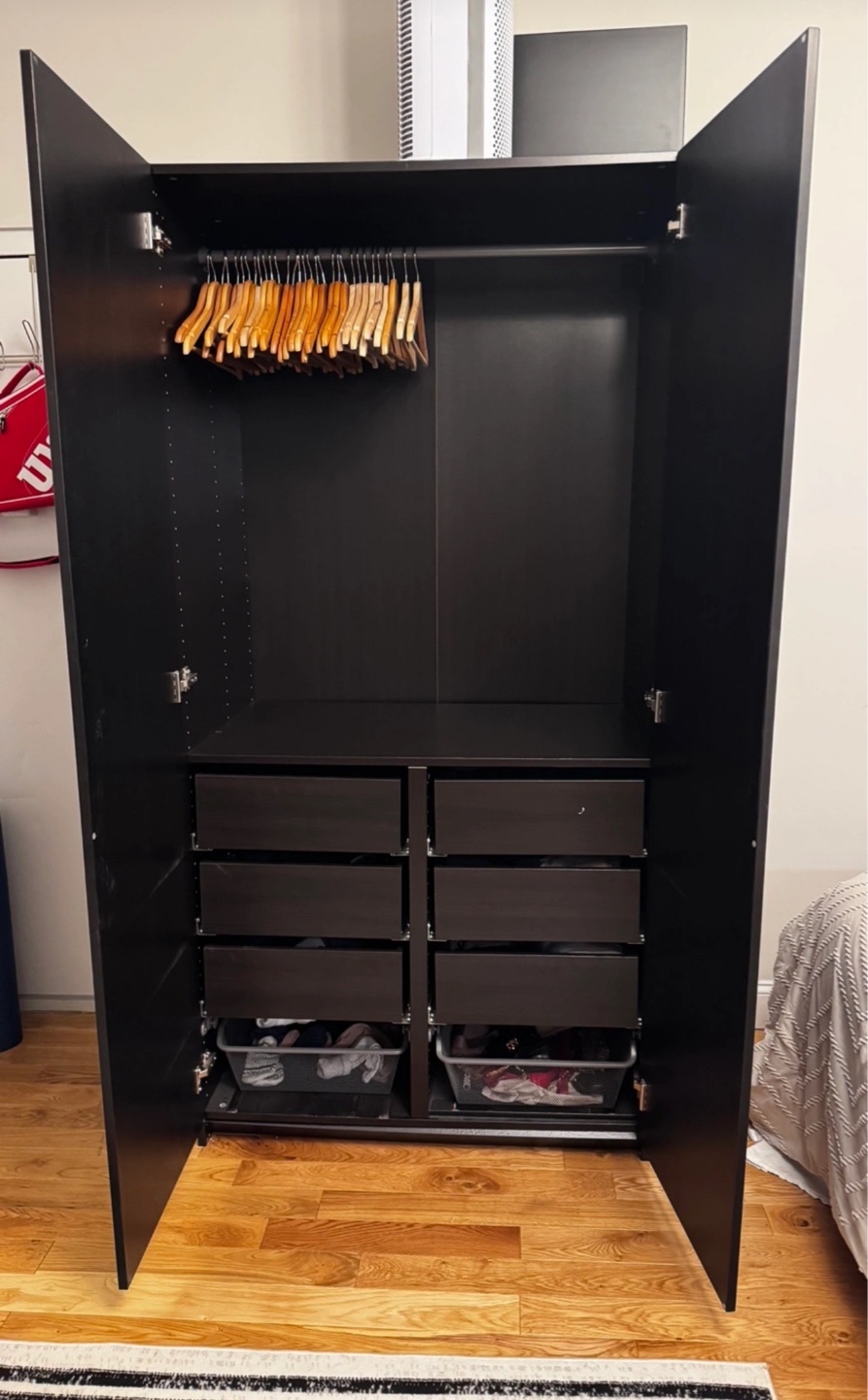 IKEA PAX Wardrobe - Black/Brown - photo 2