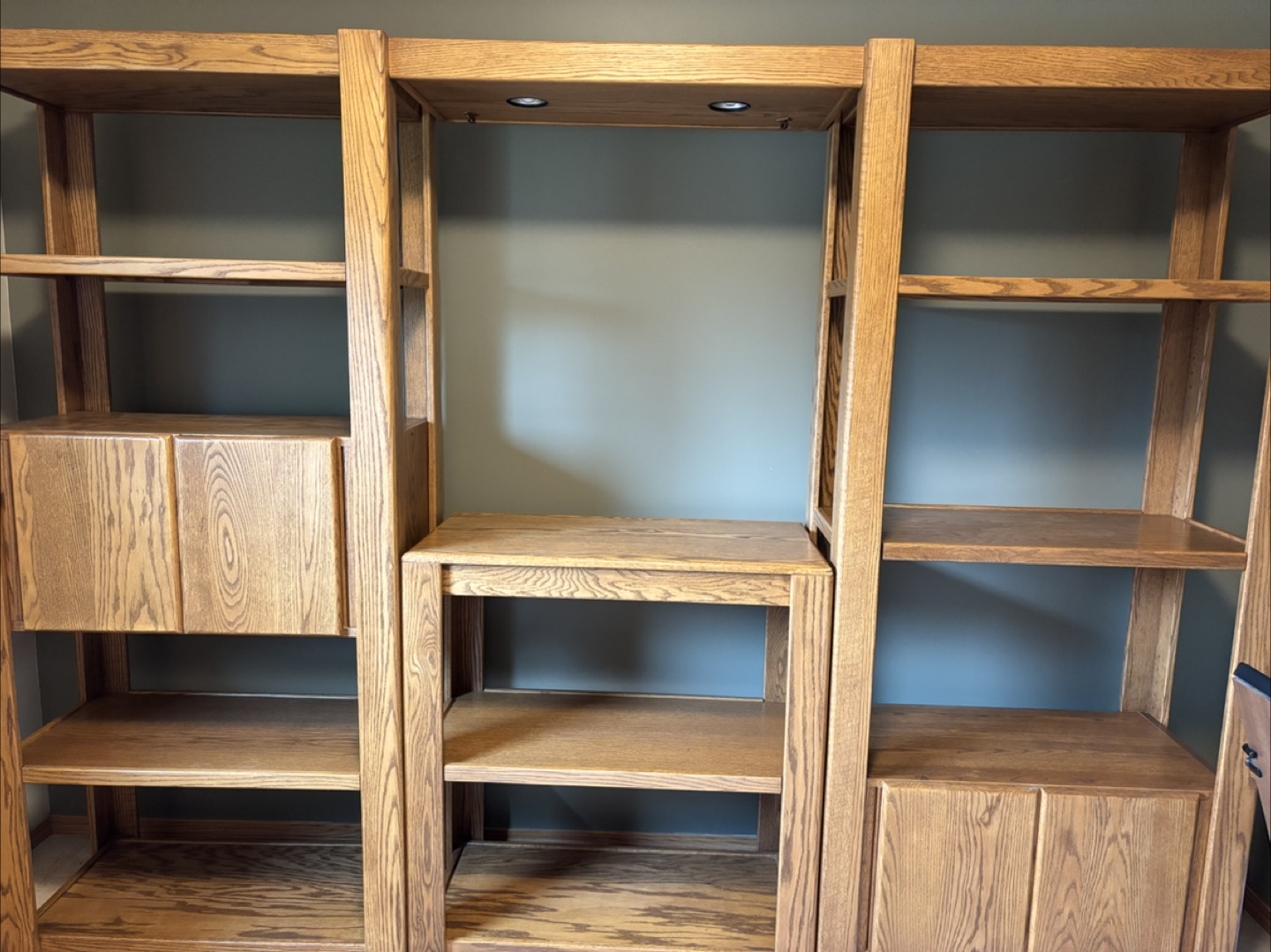 Solid oak Shelf Unit