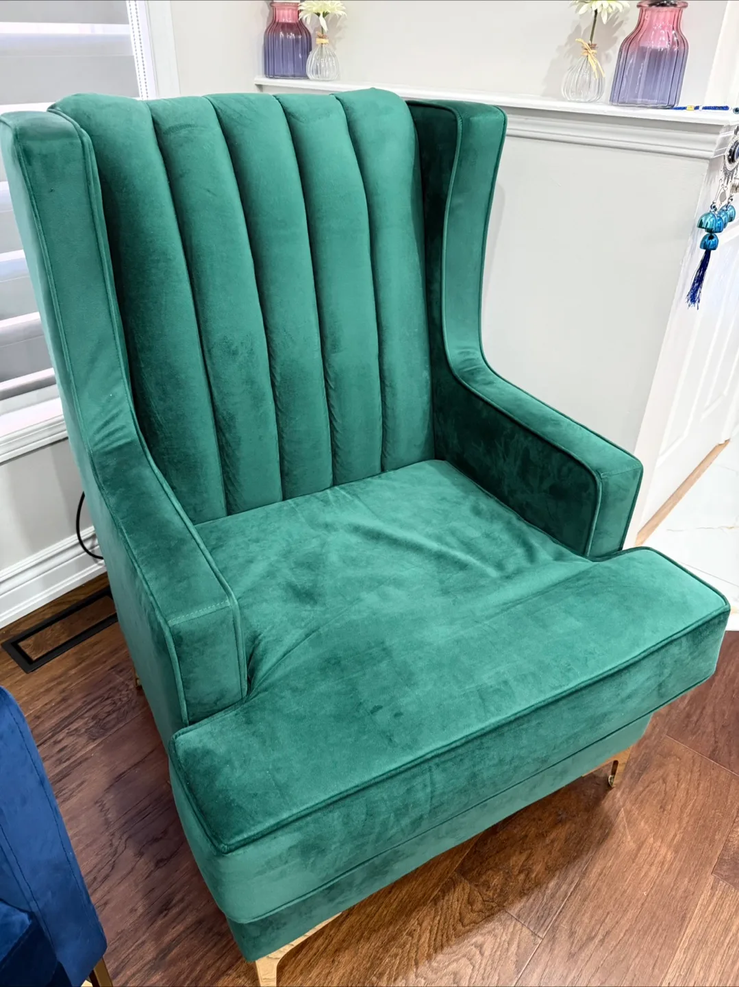 Green Wingback Accent Chair image indicator(2)