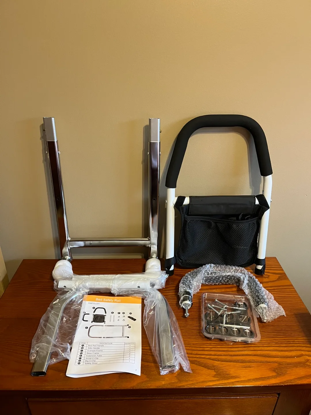 U-SHAPED BEDSIDE ARMREST WITH STORAGE thumbnail