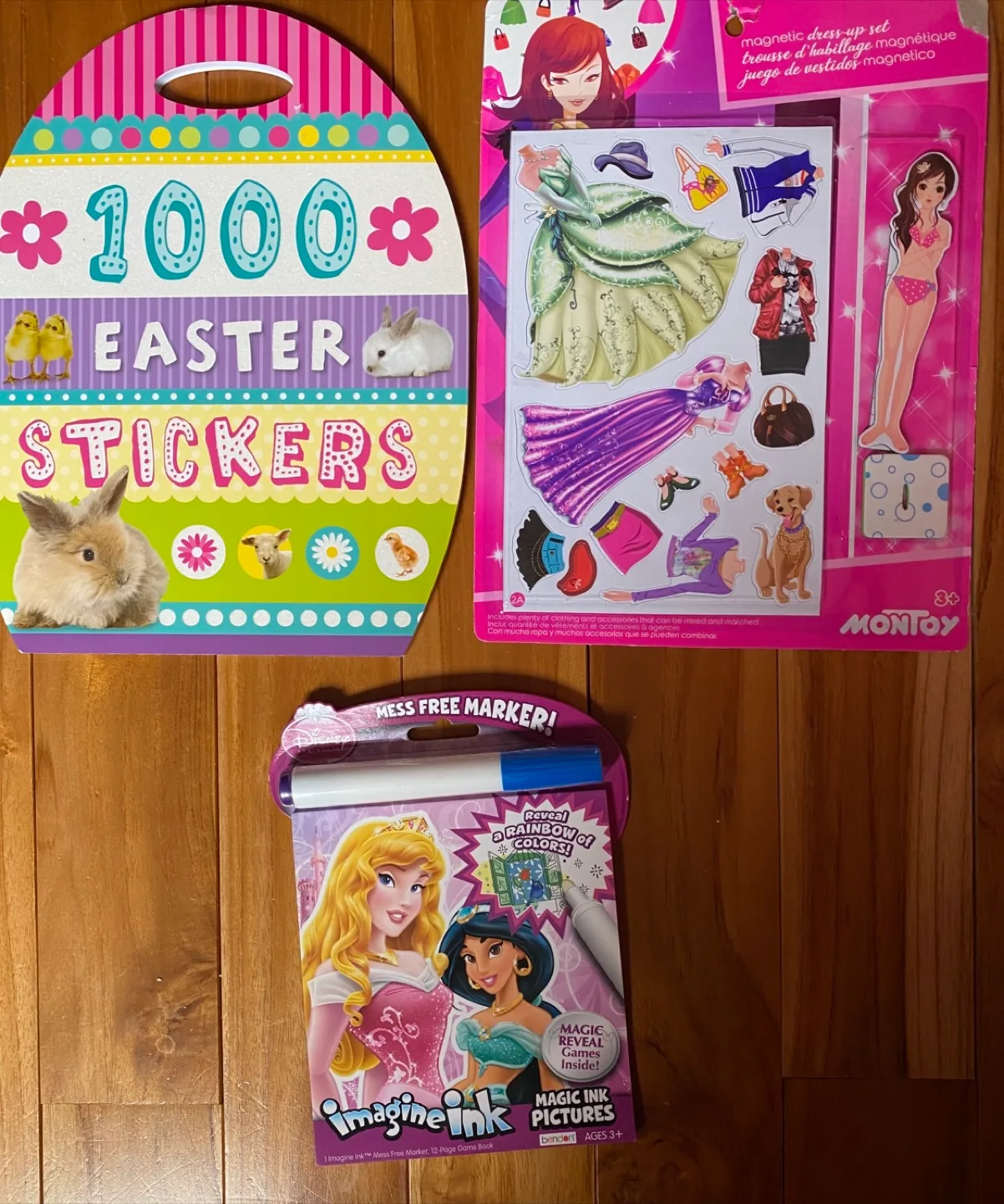 Kids Activity Bundle: Stickers, Magnetic Dress-Up, Imagine Ink thumbnail