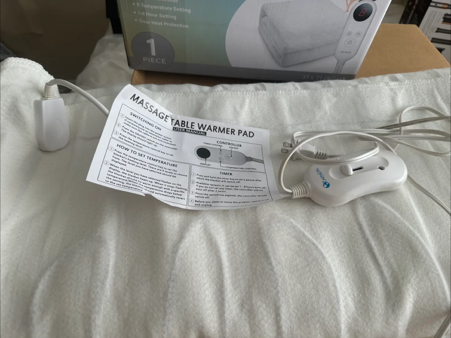 Becalin Massage Table Warmer - New in Box! image indicator(2)