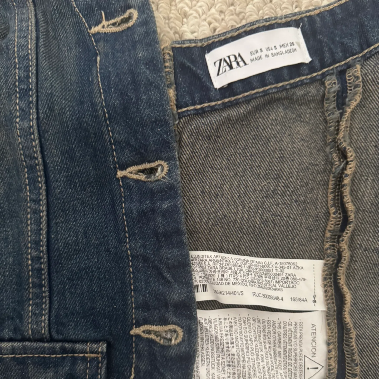 🧡 Zara Denim Corset Top image indicator(3)