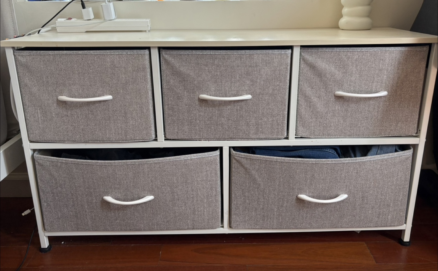 5-Drawer Storage Dresser with sturdy table - photo 2