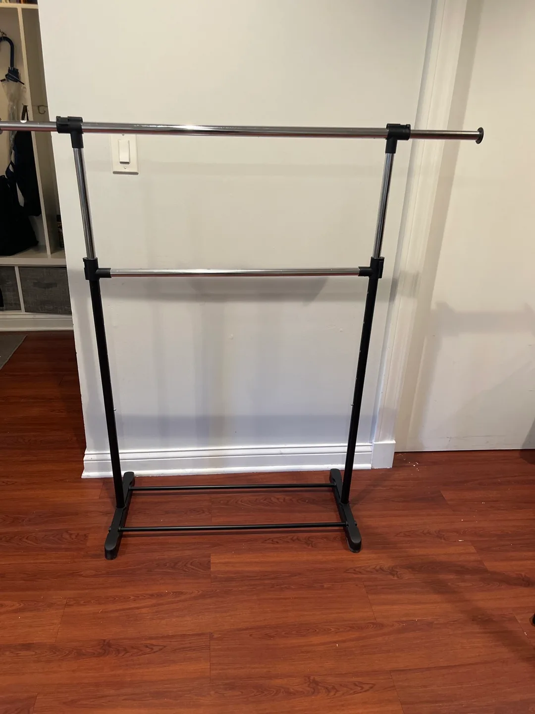 Adjustable Double Rod Garment Rack thumbnail