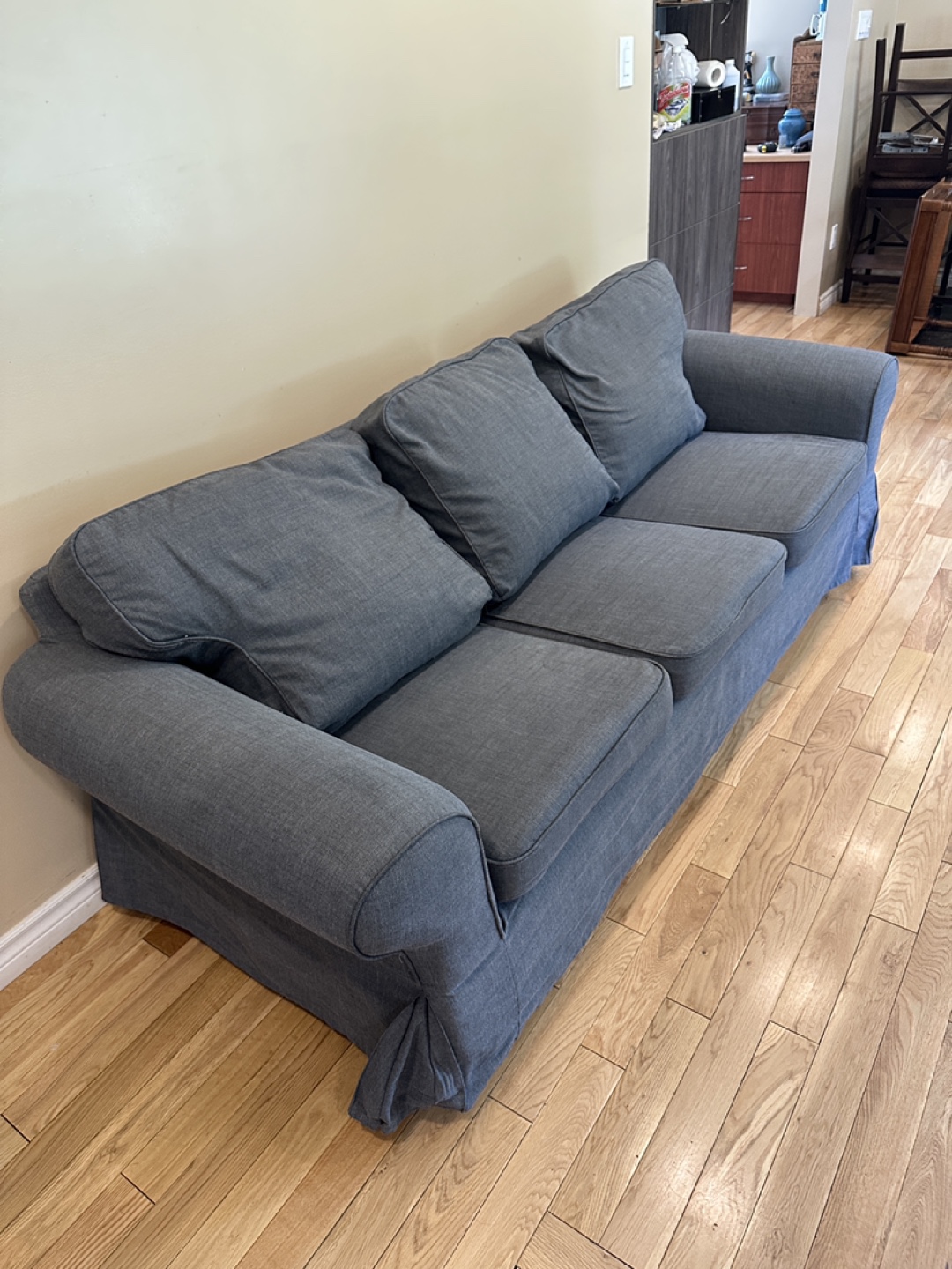 IKEA Uppland Grey 3-Seater Sofa (CAN DELIVER) - photo 4